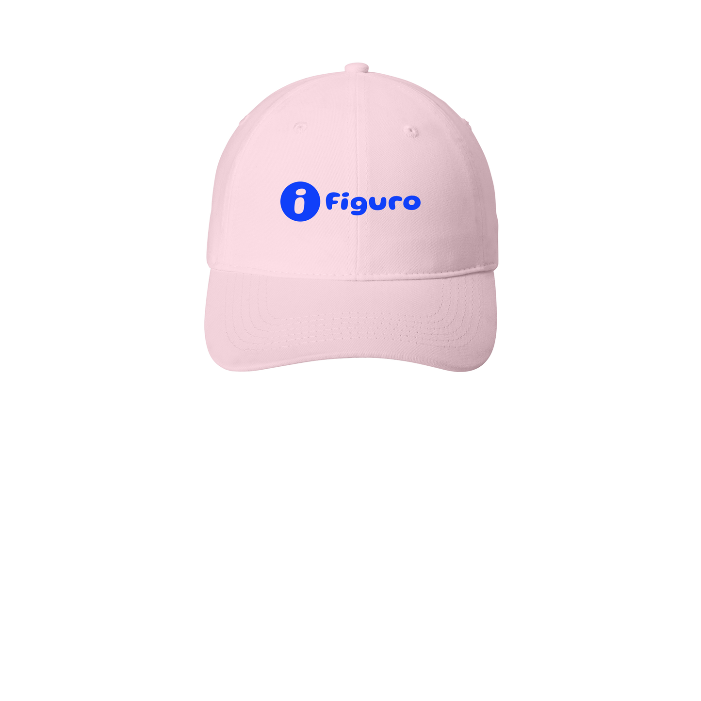 getfiguro-low-profile-dad-cap-embroidery-capfront-CP77-lightpink-flat-front