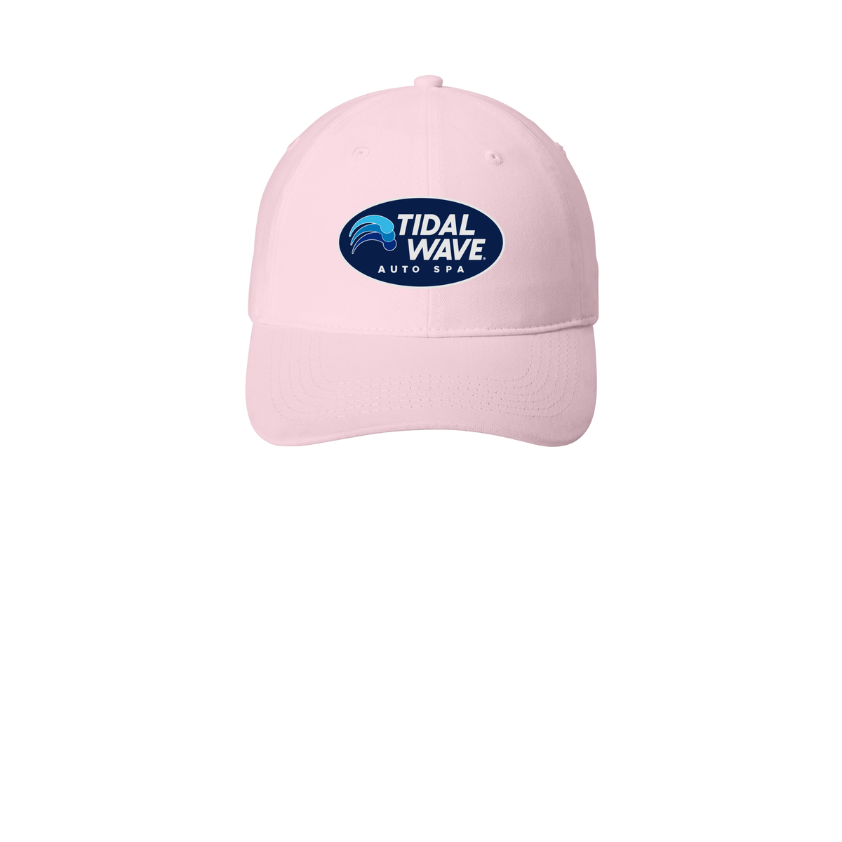 tidalwaveautospa-low-profile-dad-cap-embroidery-capfront-CP77-lightpink-flat-front