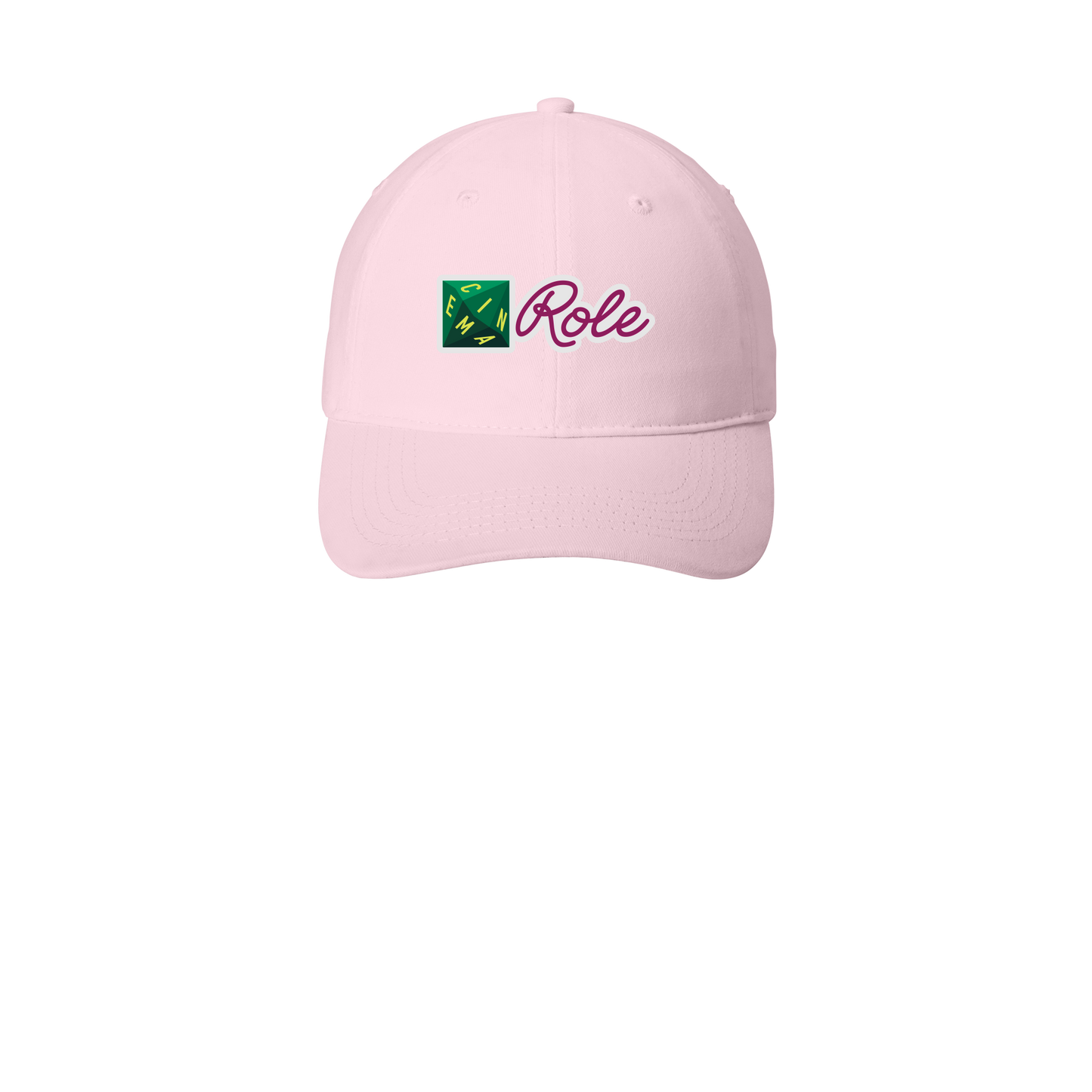 cinemarole-low-profile-dad-cap-embroidery-capfront-CP77-lightpink-flat-front