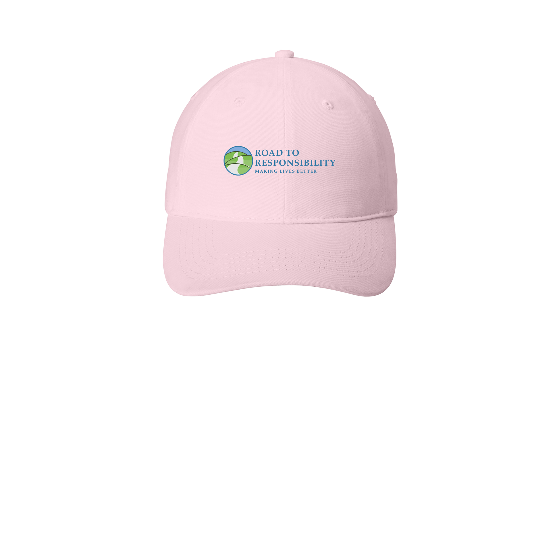 roadtoresponsibility-low-profile-dad-cap-embroidery-capfront-CP77-lightpink-flat-front