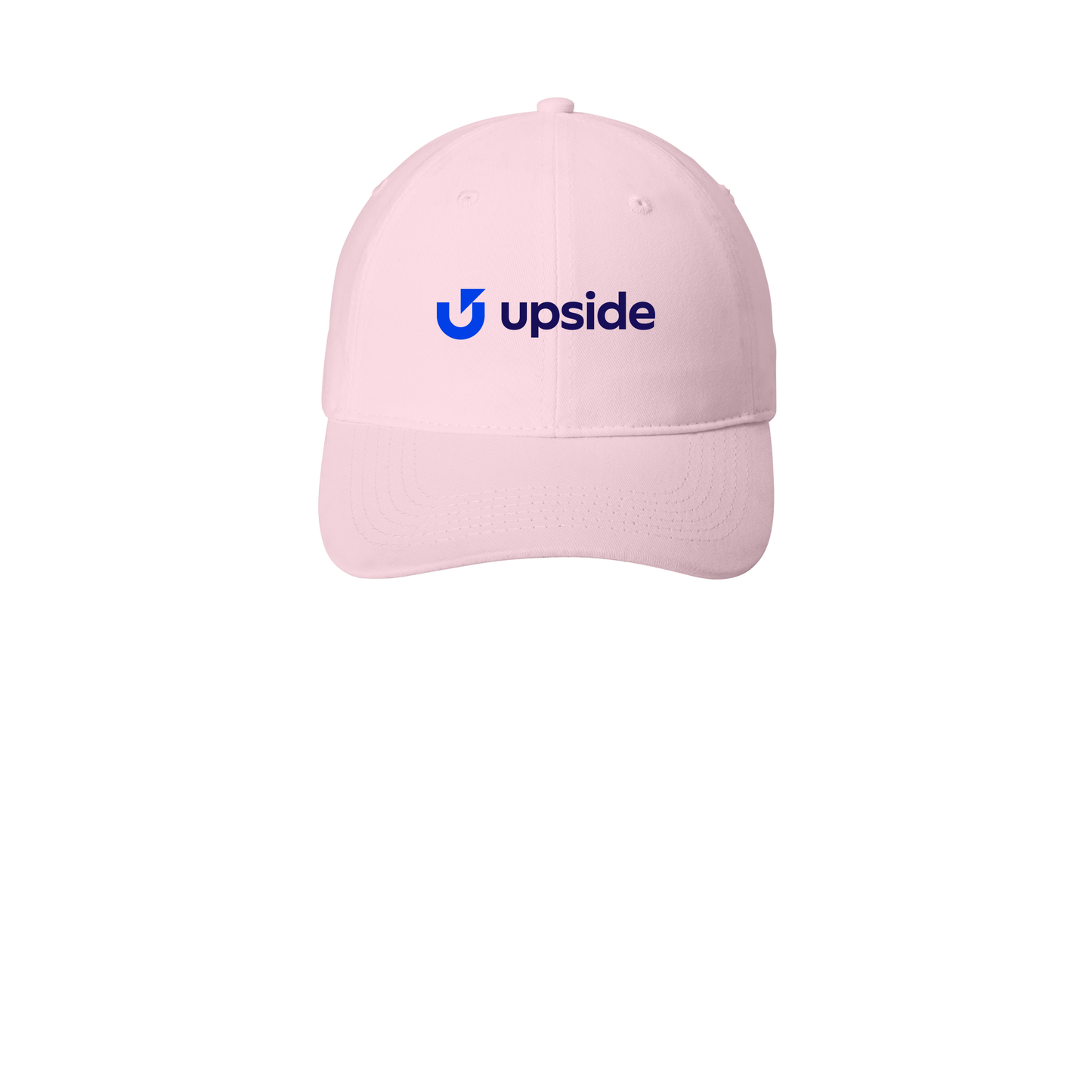 upside-low-profile-dad-cap-embroidery-capfront-CP77-lightpink-flat-front