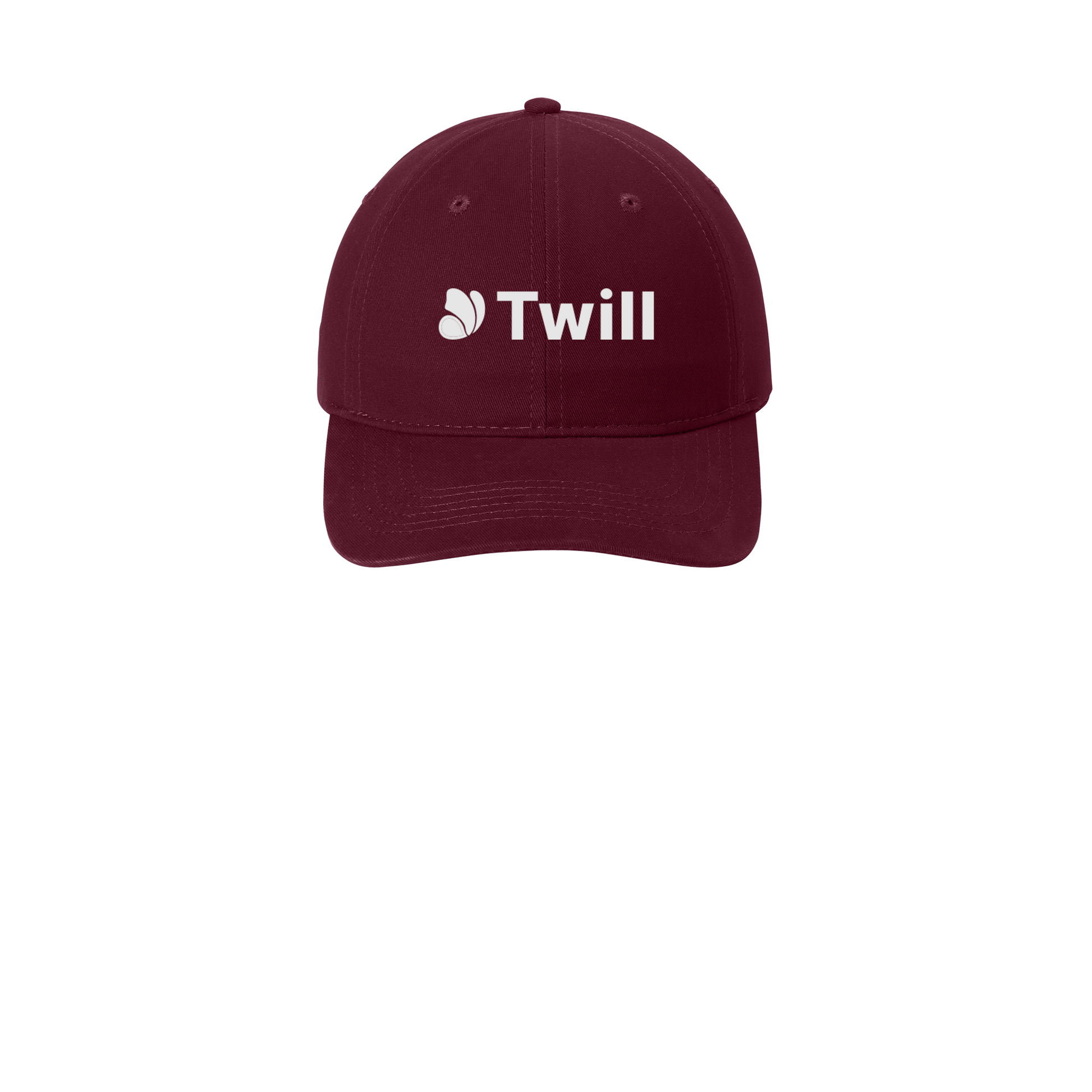 withtwill-low-profile-dad-cap-embroidery-capfront-CP77-maroon-flat-front