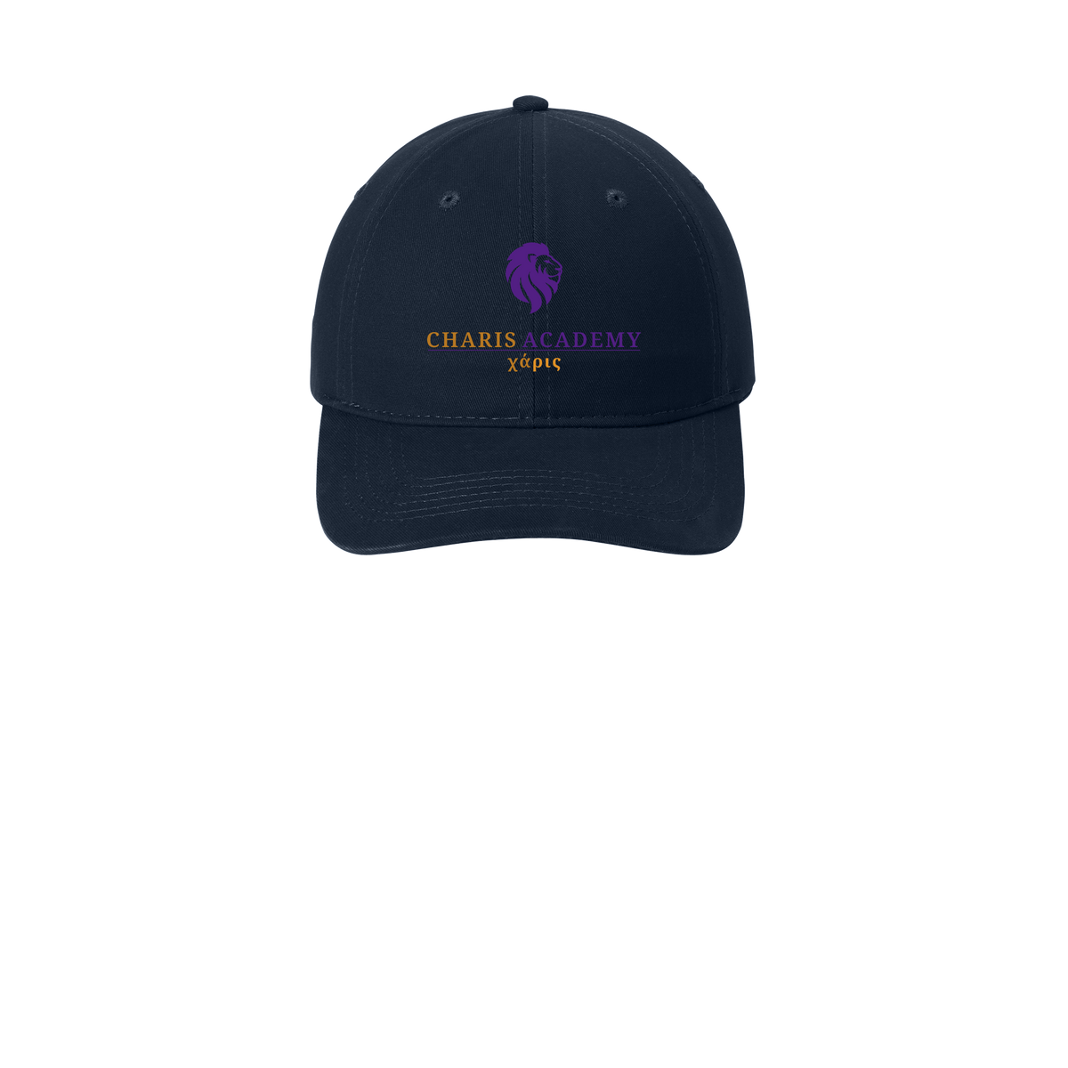 cahazleton-low-profile-dad-cap-embroidery-capfront-CP77-navy-flat-front