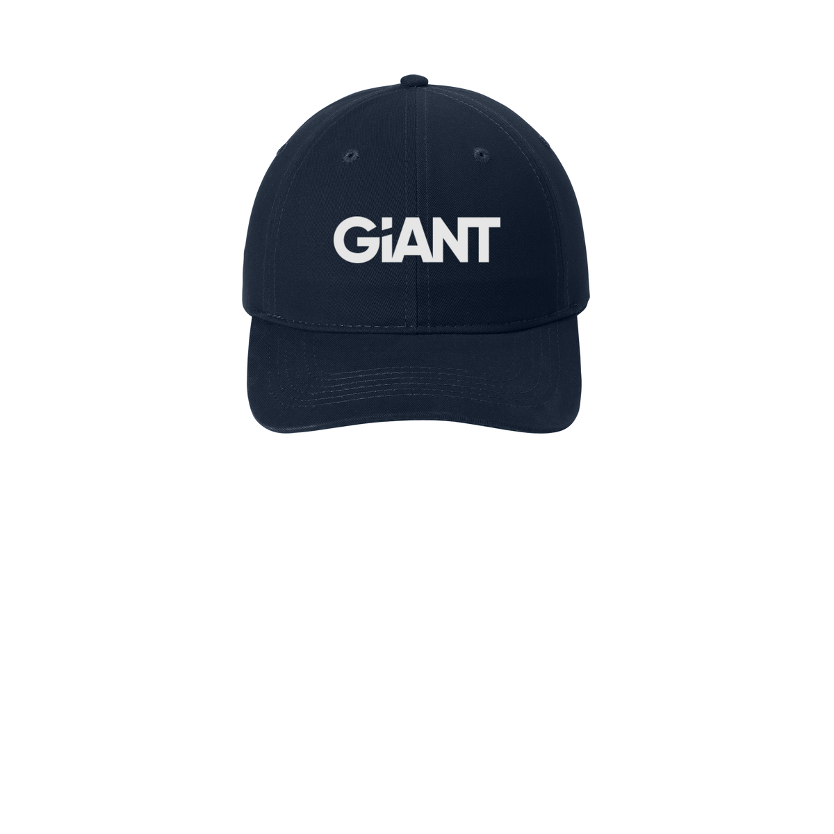 giantworldwide-low-profile-dad-cap-embroidery-capfront-CP77-navy-flat-front