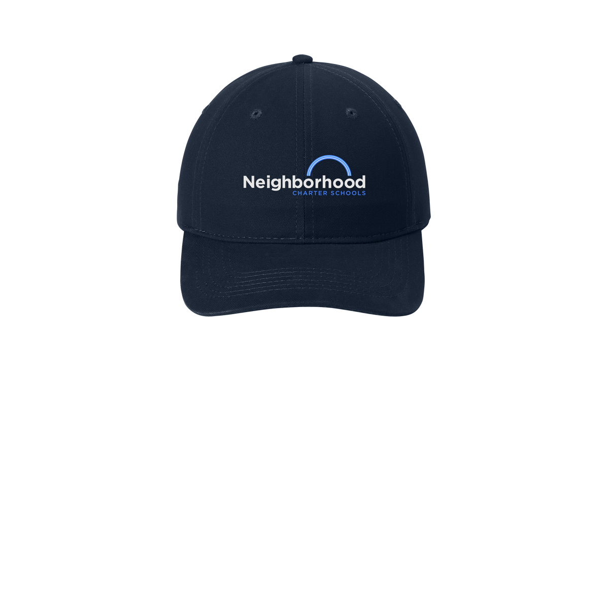 ncschools-low-profile-dad-cap-embroidery-capfront-CP77-navy-flat-front