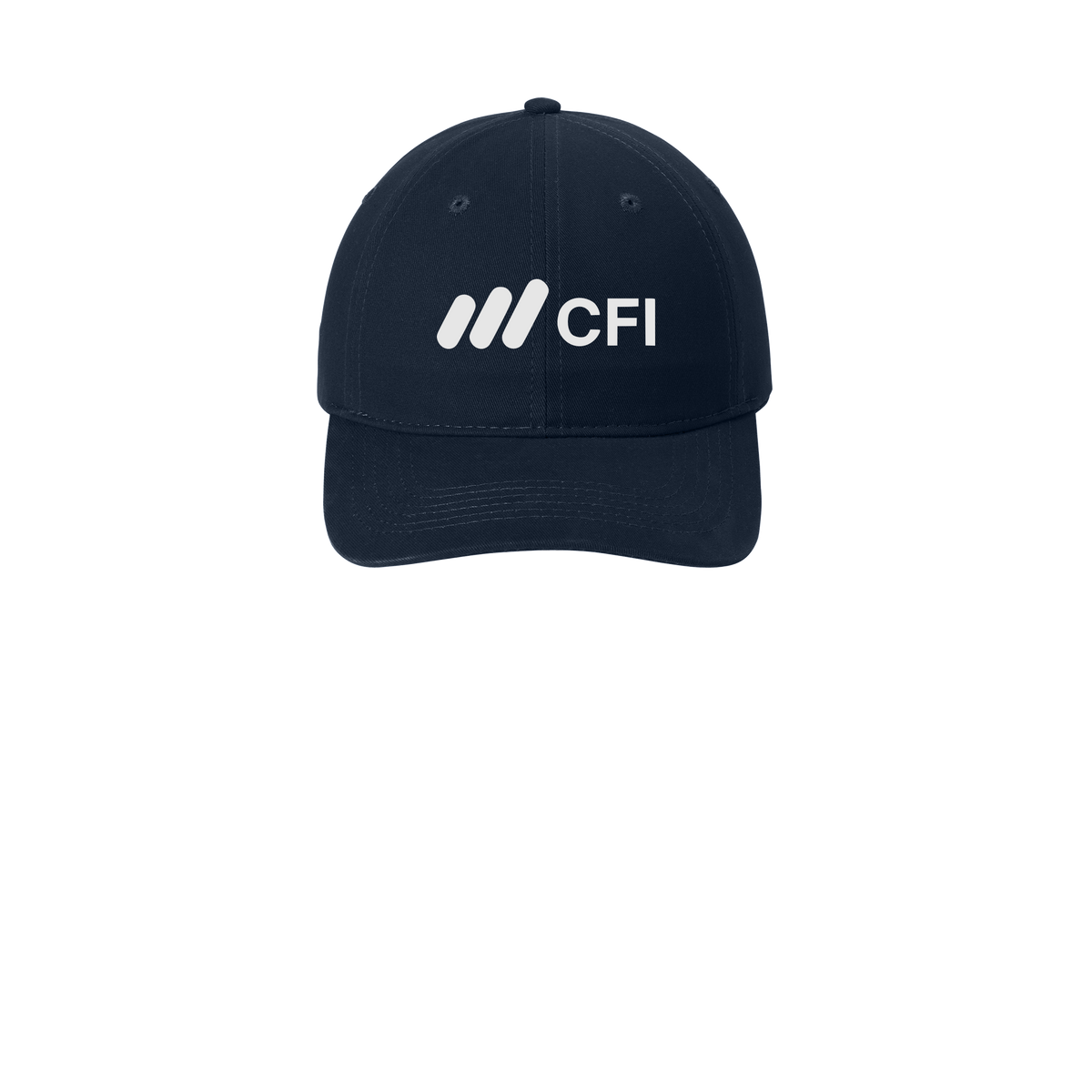 corporatefinanceinstitute-low-profile-dad-cap-embroidery-capfront-CP77-navy-flat-front