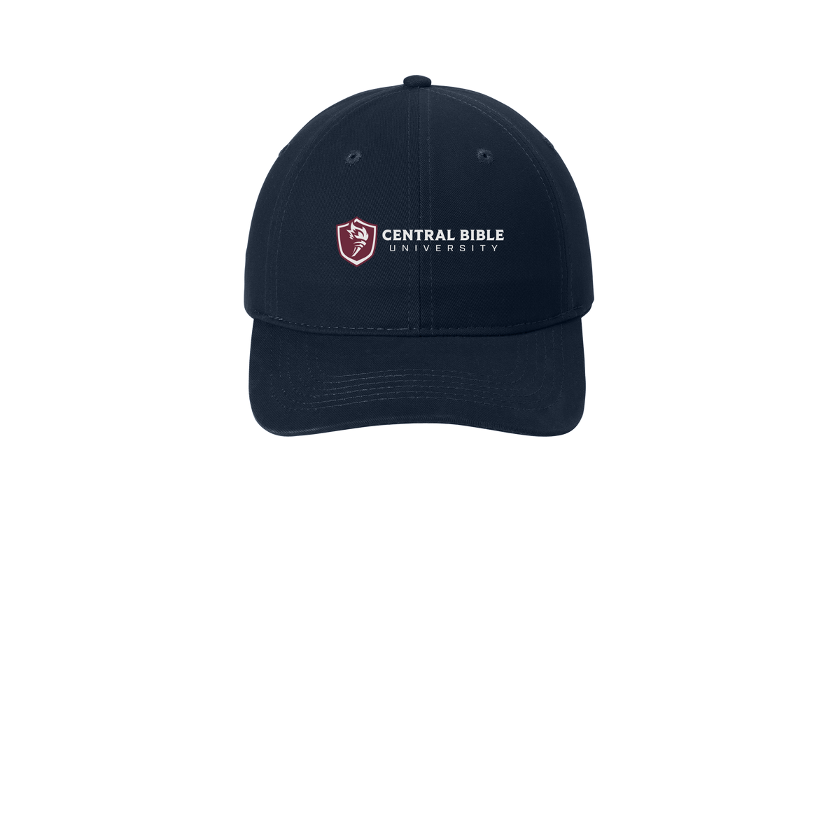 centralbible-low-profile-dad-cap-embroidery-capfront-CP77-navy-flat-front