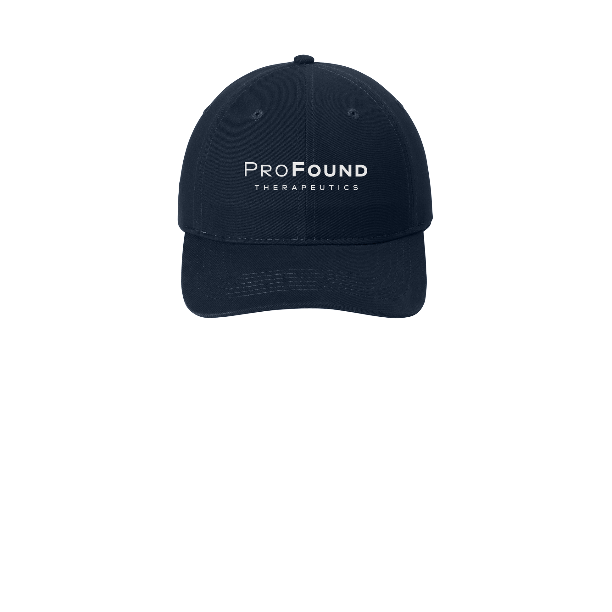 profoundtx-low-profile-dad-cap-embroidery-capfront-CP77-navy-flat-front