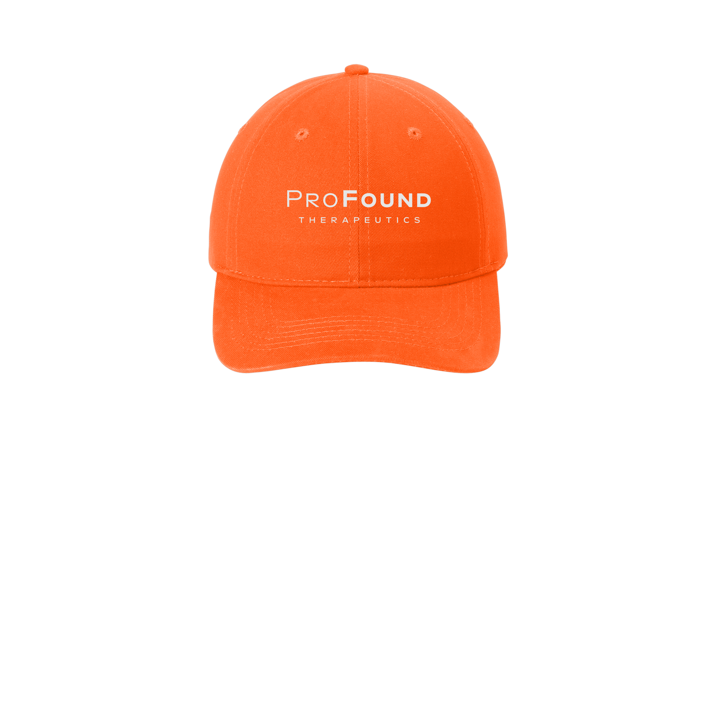 profoundtx-low-profile-dad-cap-embroidery-capfront-CP77-orange-flat-front