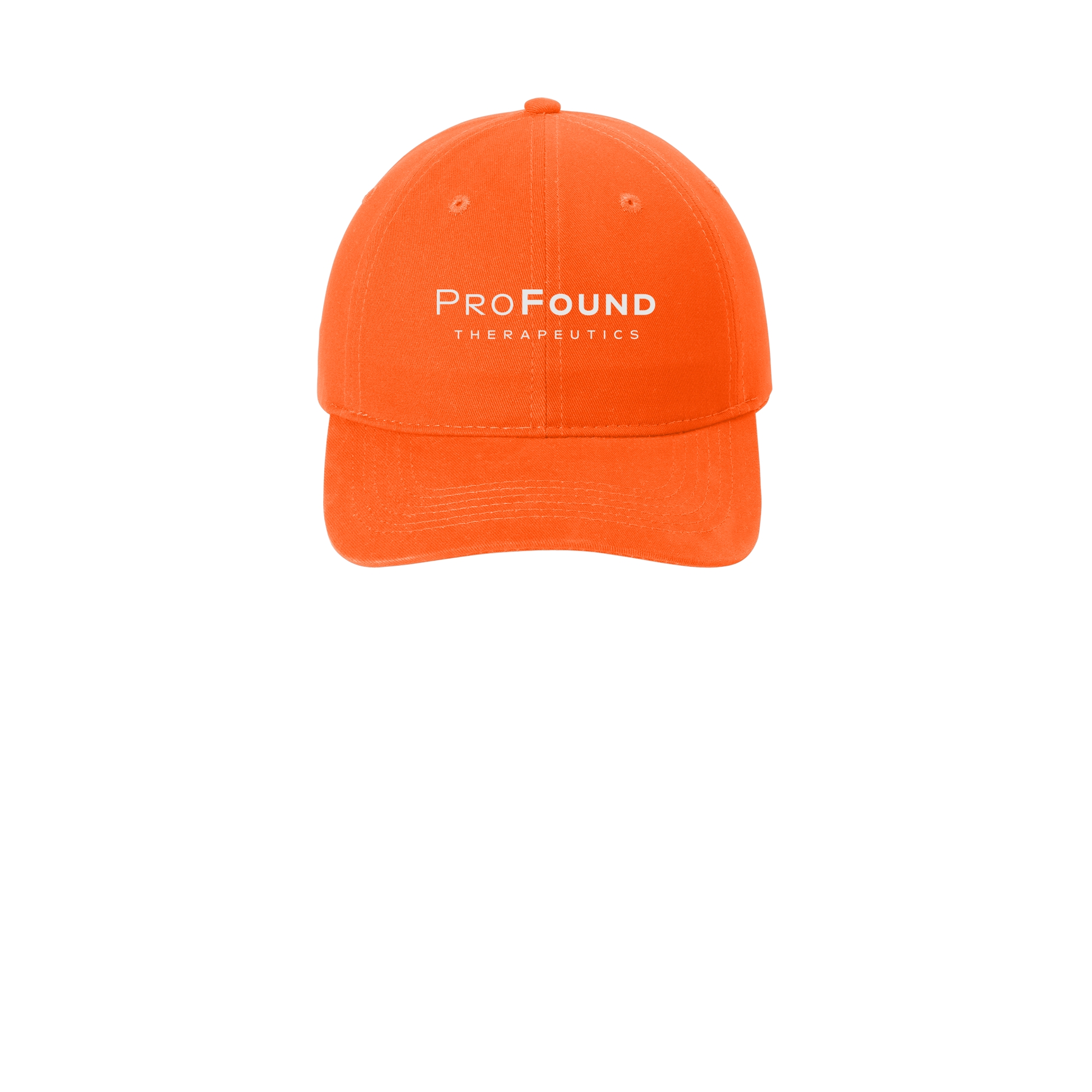 profoundtx-low-profile-dad-cap-embroidery-capfront-CP77-orange-flat-front