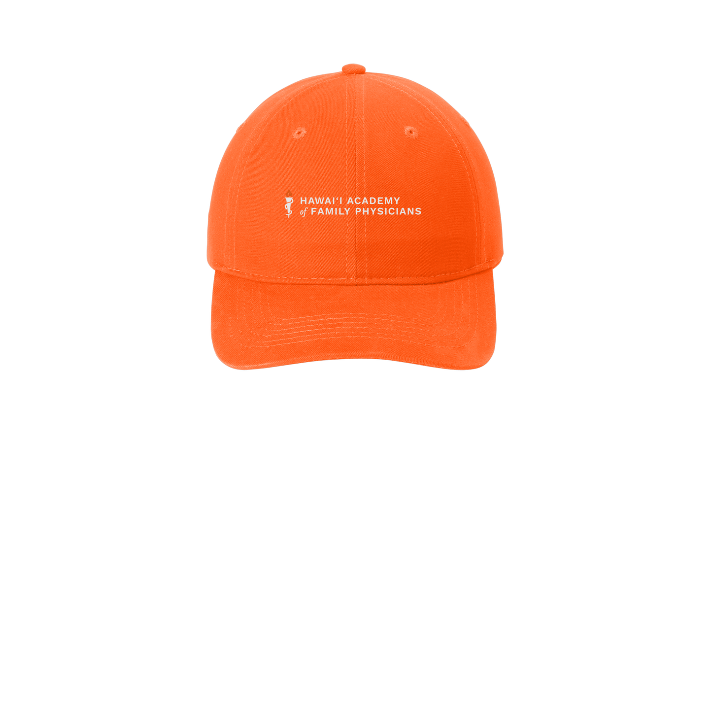 hafp-low-profile-dad-cap-embroidery-capfront-CP77-orange-flat-front