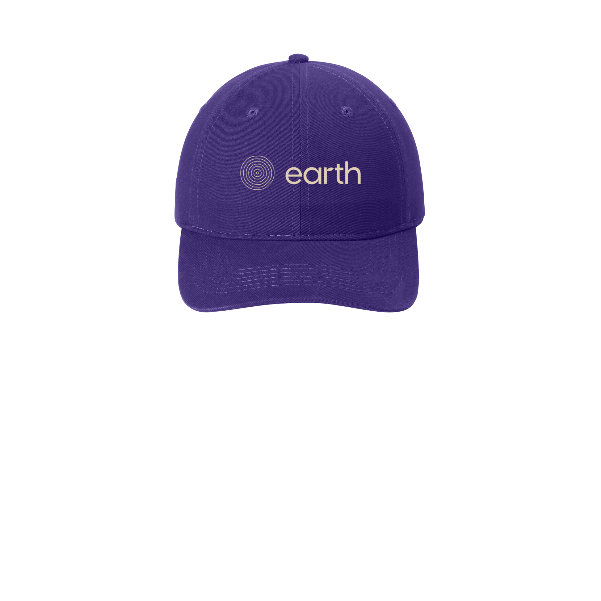 earthfuneral-low-profile-dad-cap-embroidery-capfront-CP77-purple-flat-front