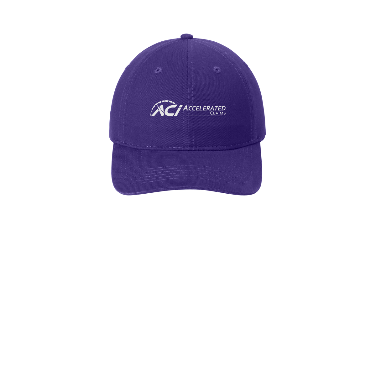 accelclaims-low-profile-dad-cap-embroidery-capfront-CP77-purple-flat-front