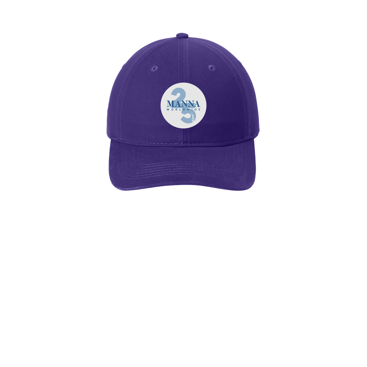 mannaworldwide-low-profile-dad-cap-embroidery-capfront-CP77-purple-flat-front