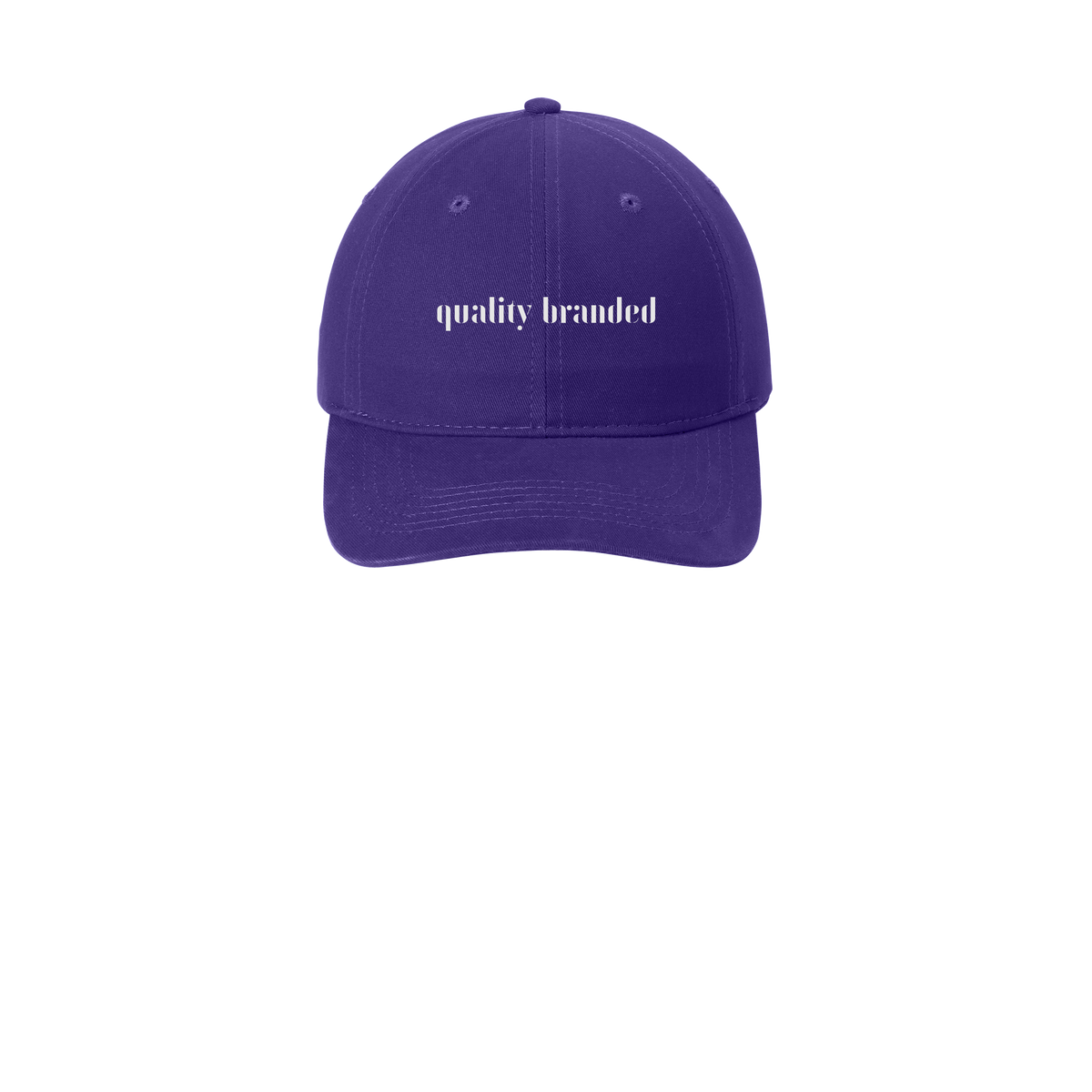 qualitybranded-low-profile-dad-cap-embroidery-capfront-CP77-purple-flat-front