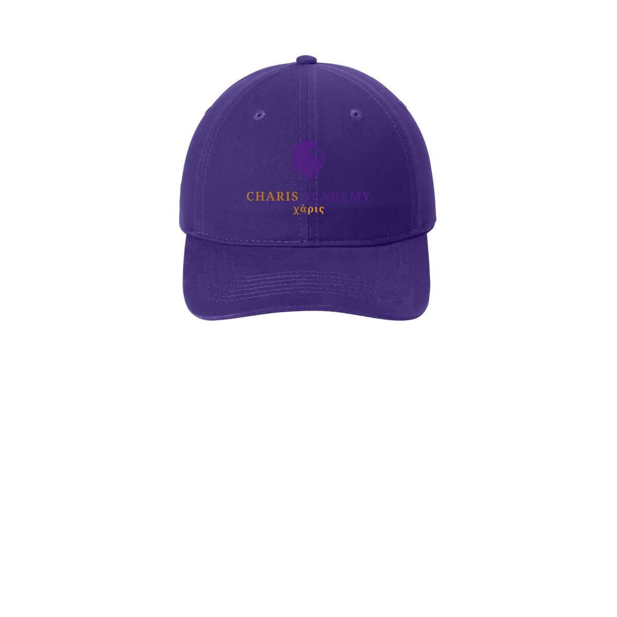 cahazleton-low-profile-dad-cap-embroidery-capfront-CP77-purple-flat-front