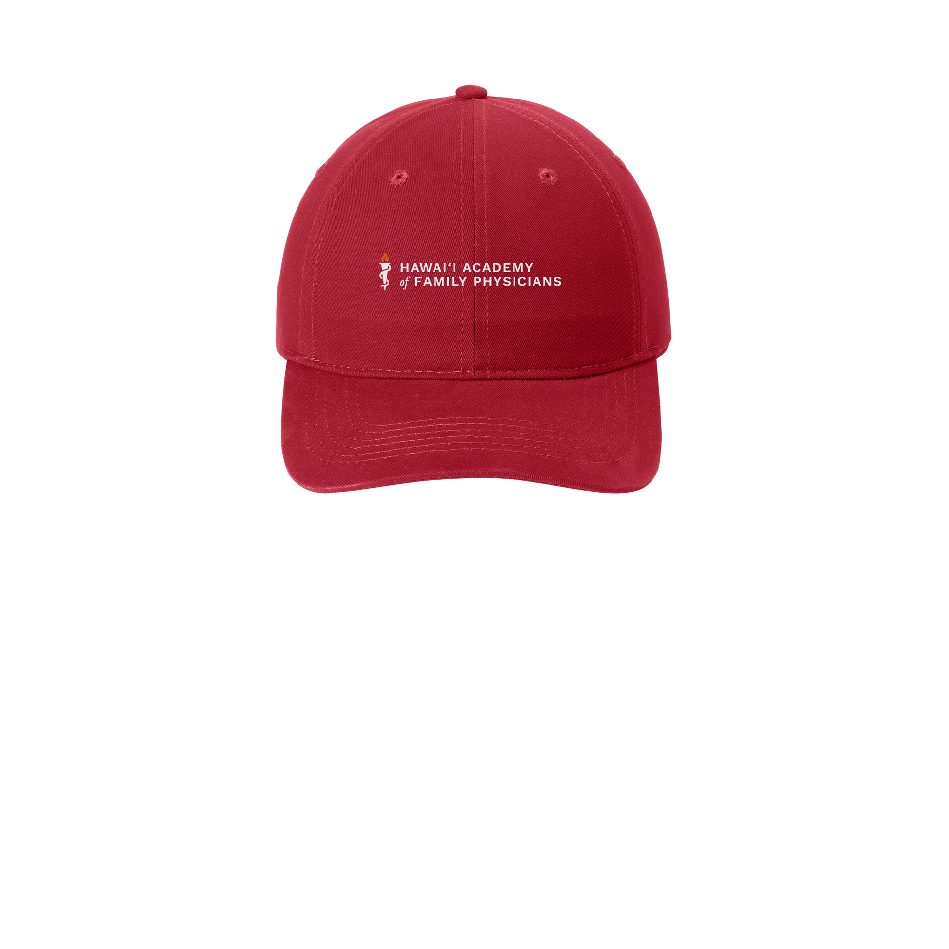 hafp-low-profile-dad-cap-embroidery-capfront-CP77-red-flat-front