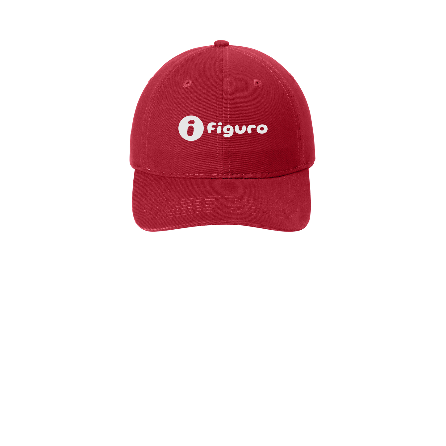 getfiguro-low-profile-dad-cap-embroidery-capfront-CP77-red-flat-front