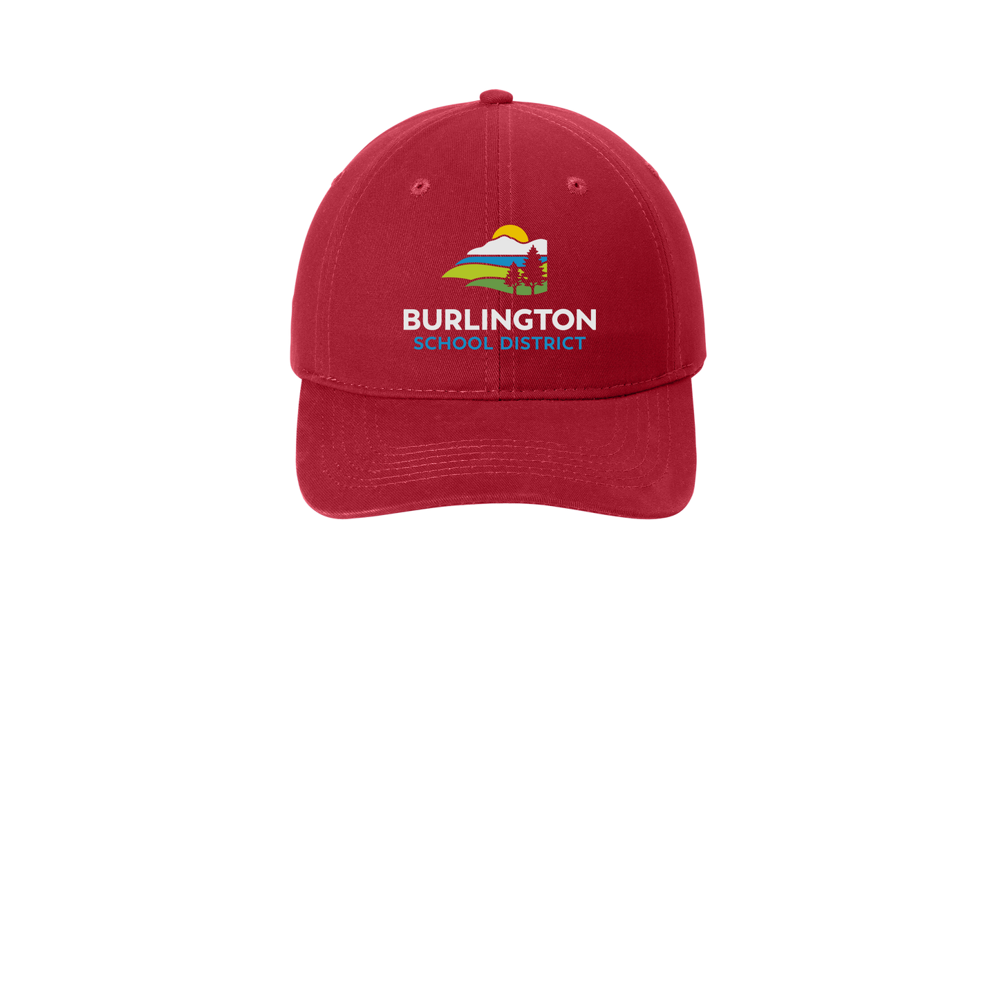 bsdvt-low-profile-dad-cap-embroidery-capfront-CP77-red-flat-front