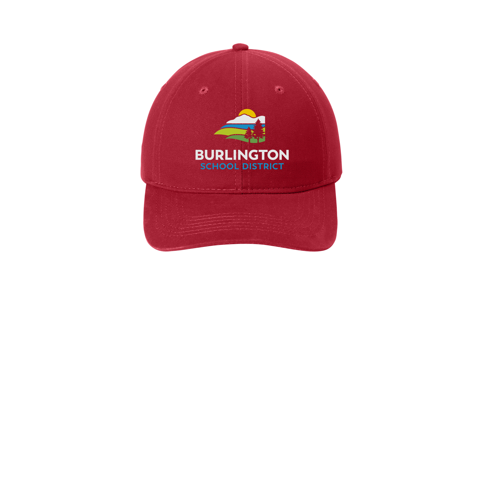 bsdvt-low-profile-dad-cap-embroidery-capfront-CP77-red-flat-front