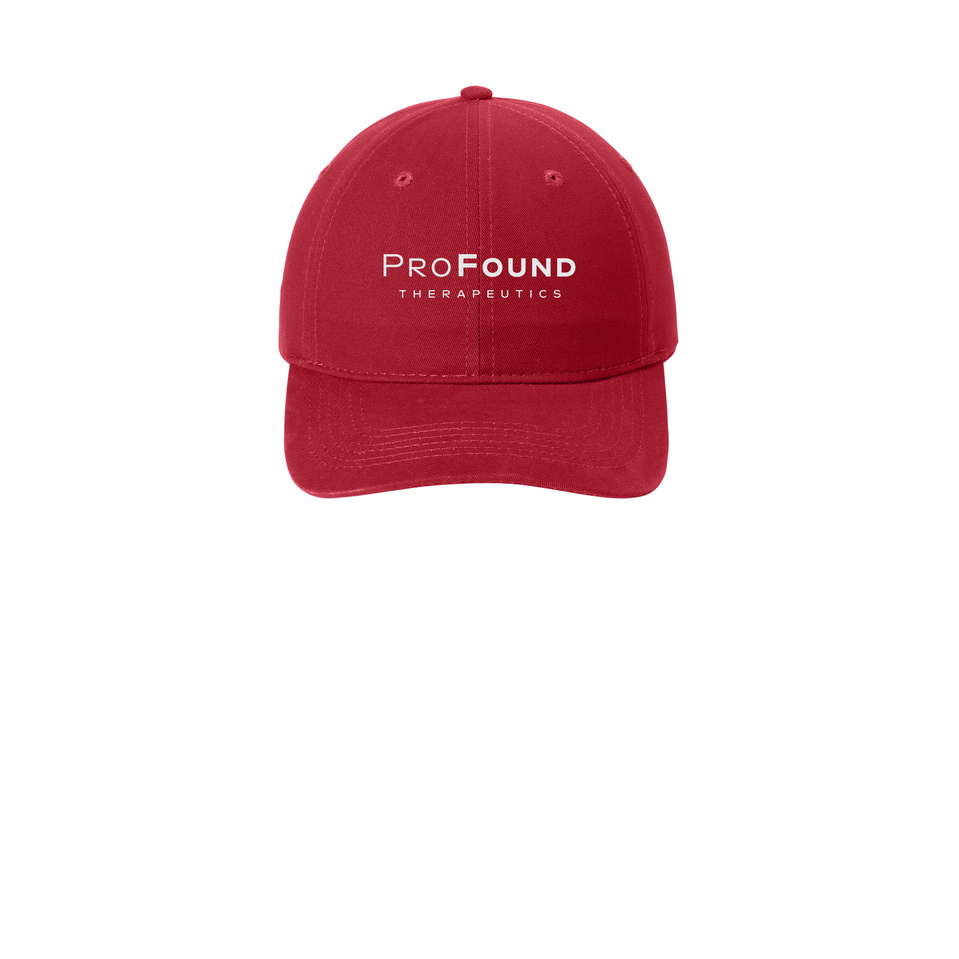 profoundtx-low-profile-dad-cap-embroidery-capfront-CP77-red-flat-front