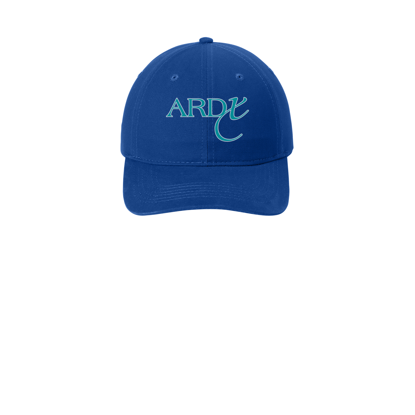 ardx-low-profile-dad-cap-embroidery-capfront-CP77-royal-flat-front