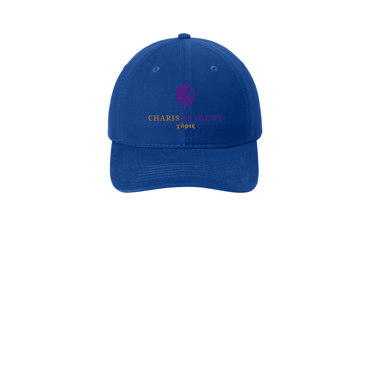 cahazleton-low-profile-dad-cap-embroidery-capfront-CP77-royal-flat-front