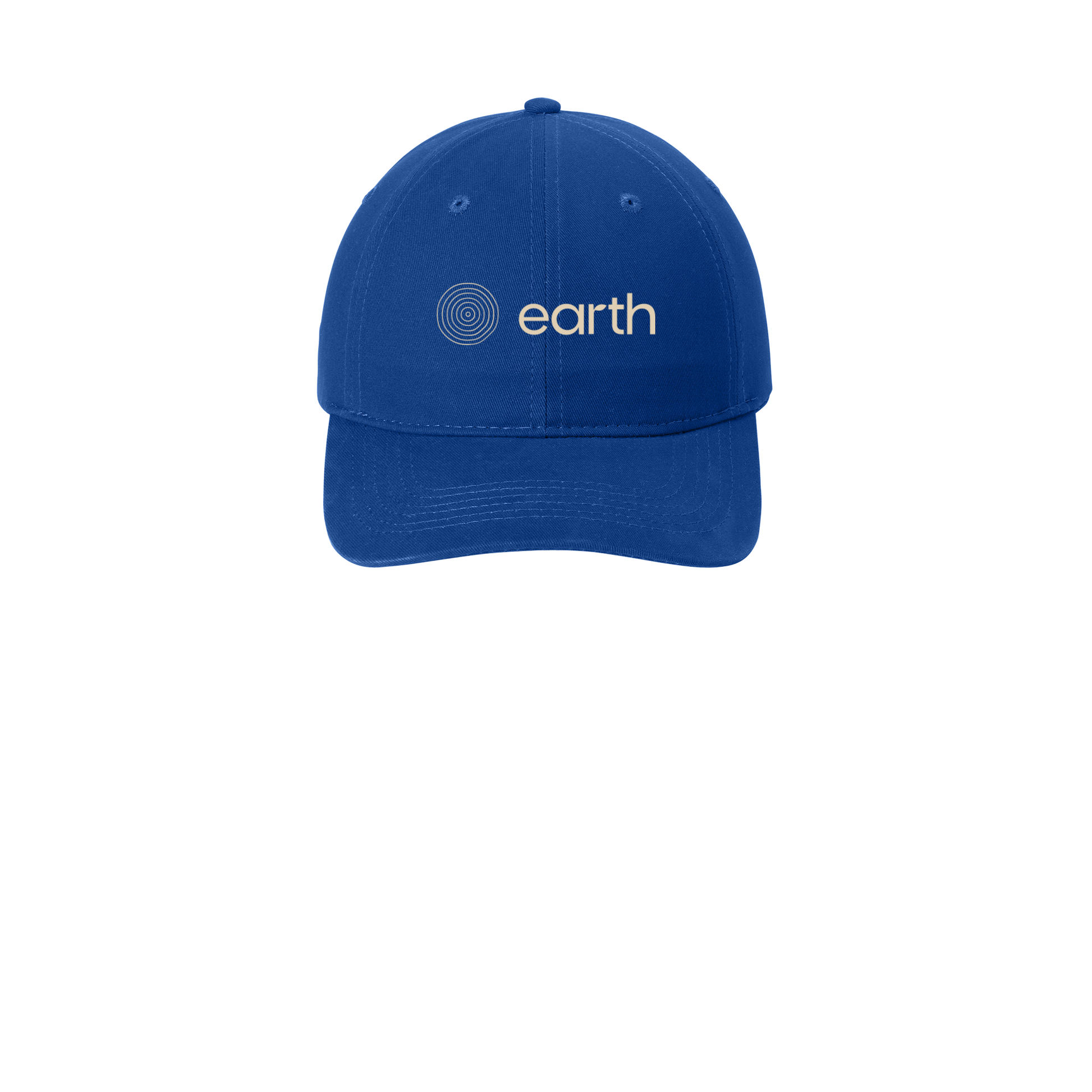 earthfuneral-low-profile-dad-cap-embroidery-capfront-CP77-royal-flat-front