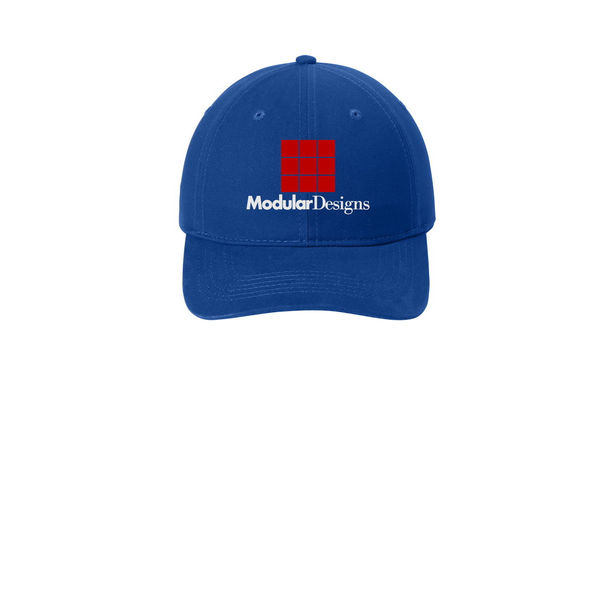 modulardesignsflooring-low-profile-dad-cap-embroidery-capfront-CP77-royal-flat-front
