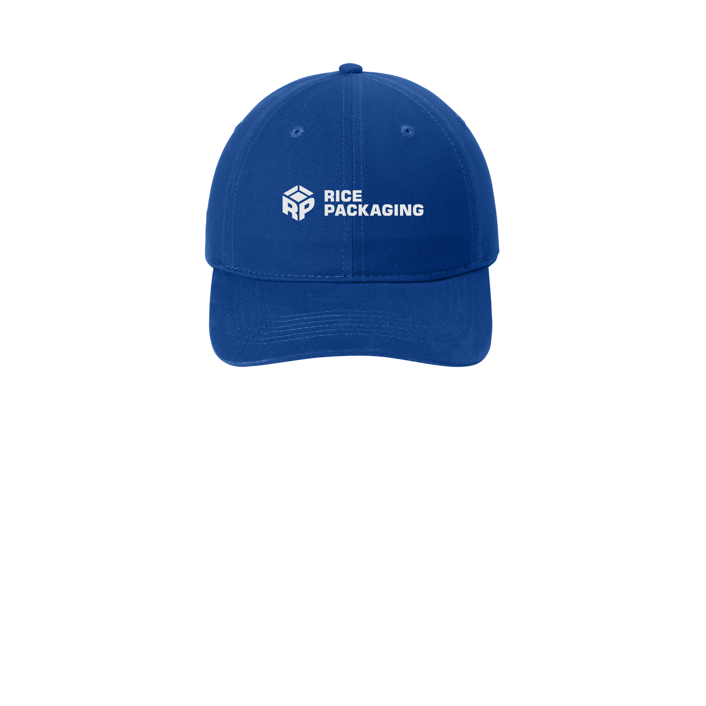 ricepackaging-low-profile-dad-cap-embroidery-capfront-CP77-royal-flat-front