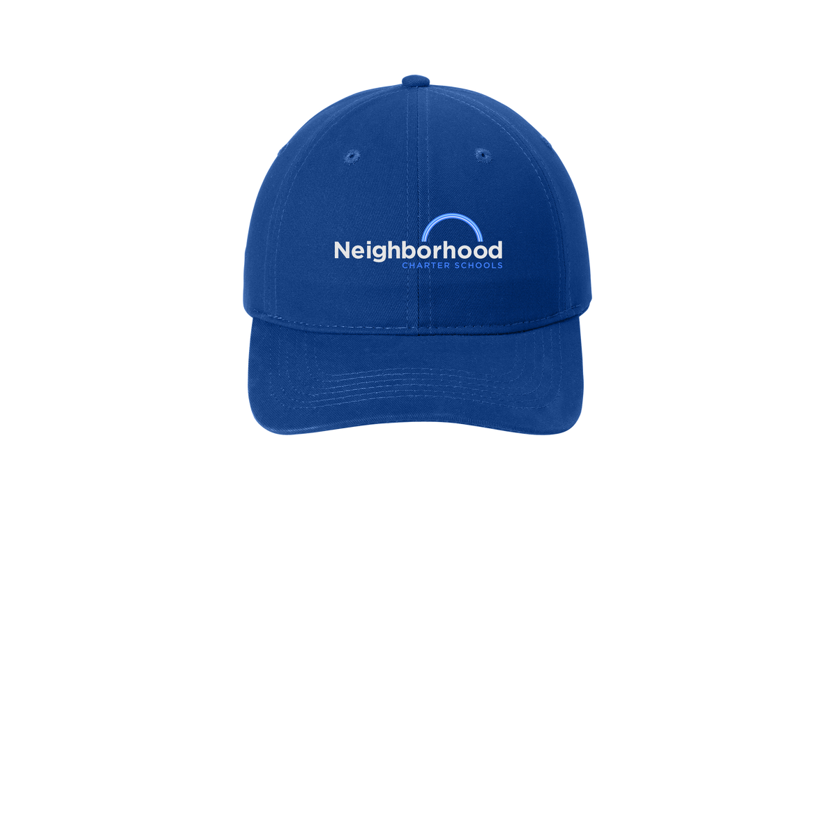 ncschools-low-profile-dad-cap-embroidery-capfront-CP77-royal-flat-front