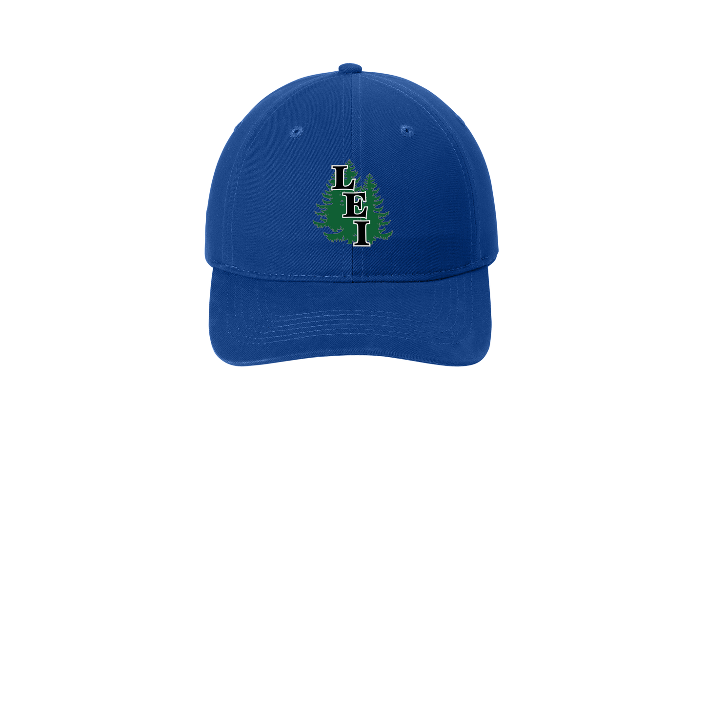 leisite-low-profile-dad-cap-embroidery-capfront-CP77-royal-flat-front