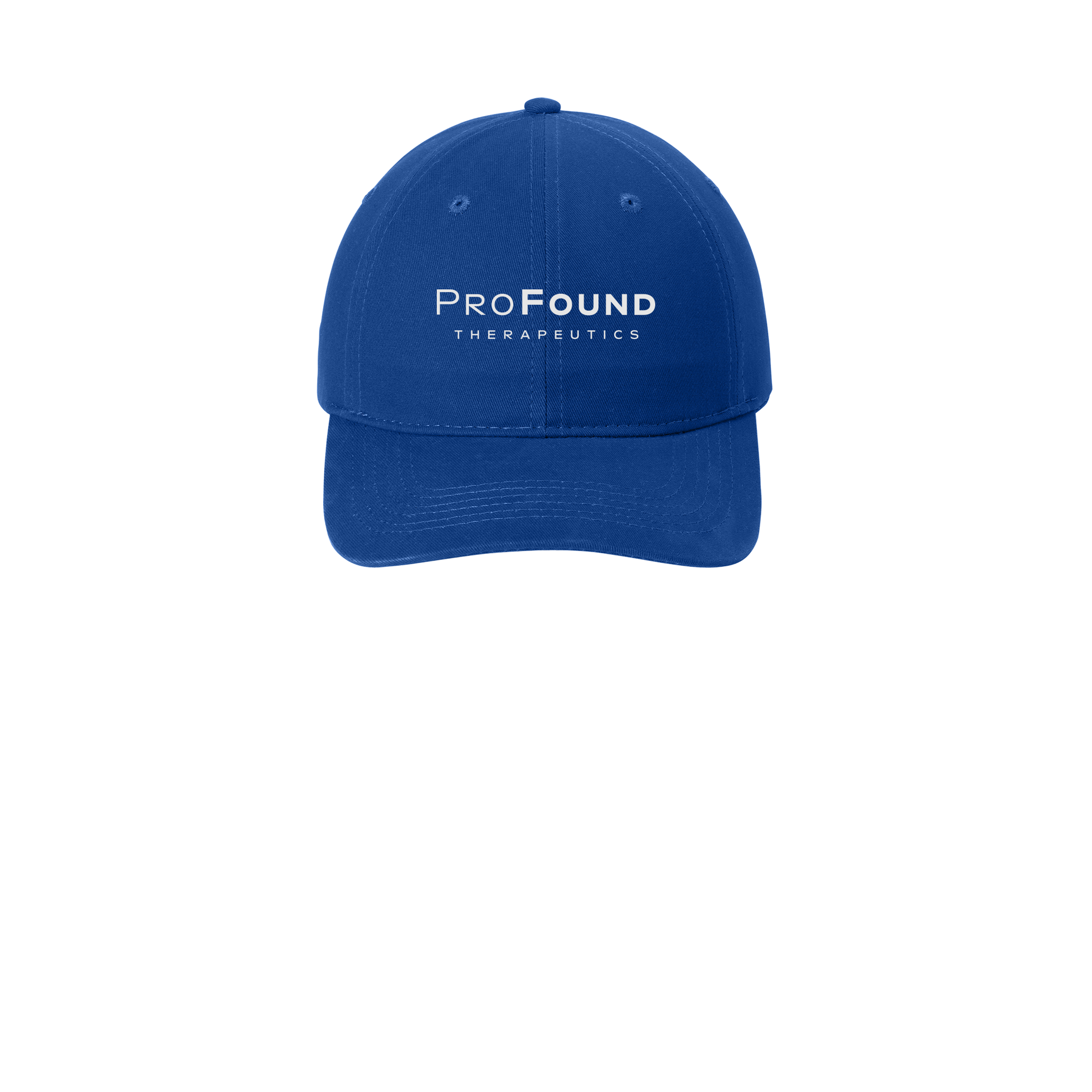 profoundtx-low-profile-dad-cap-embroidery-capfront-CP77-royal-flat-front