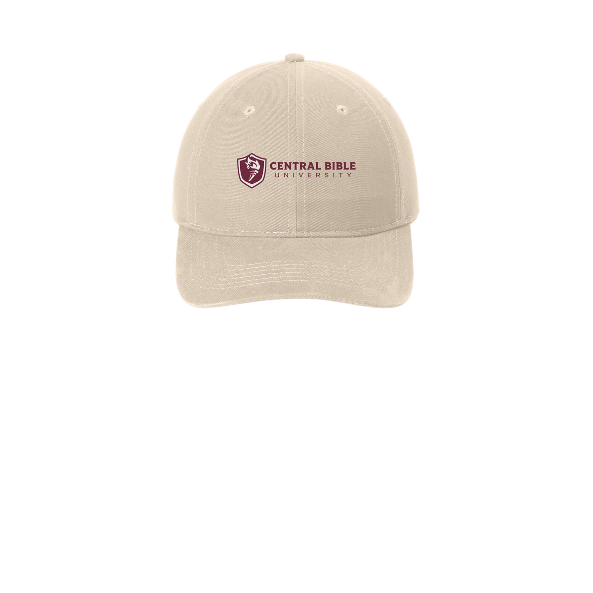 centralbible-low-profile-dad-cap-embroidery-capfront-CP77-stone-flat-front