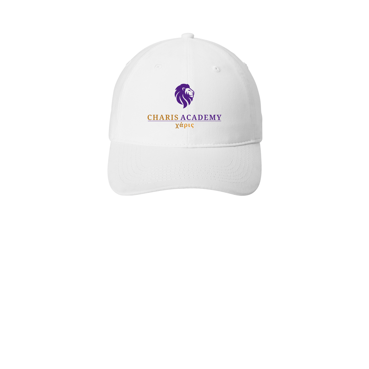 cahazleton-low-profile-dad-cap-embroidery-capfront-CP77-white-flat-front
