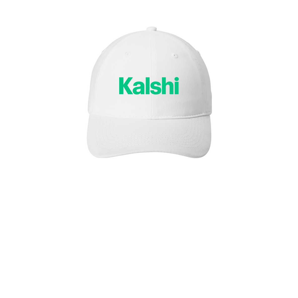 kalshi-low-profile-dad-cap-embroidery-capfront-CP77-white-flat-front