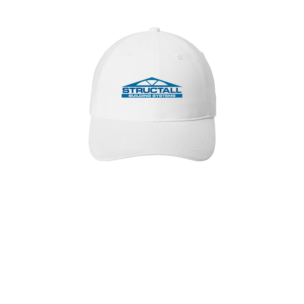 structall-low-profile-dad-cap-embroidery-capfront-CP77-white-flat-front