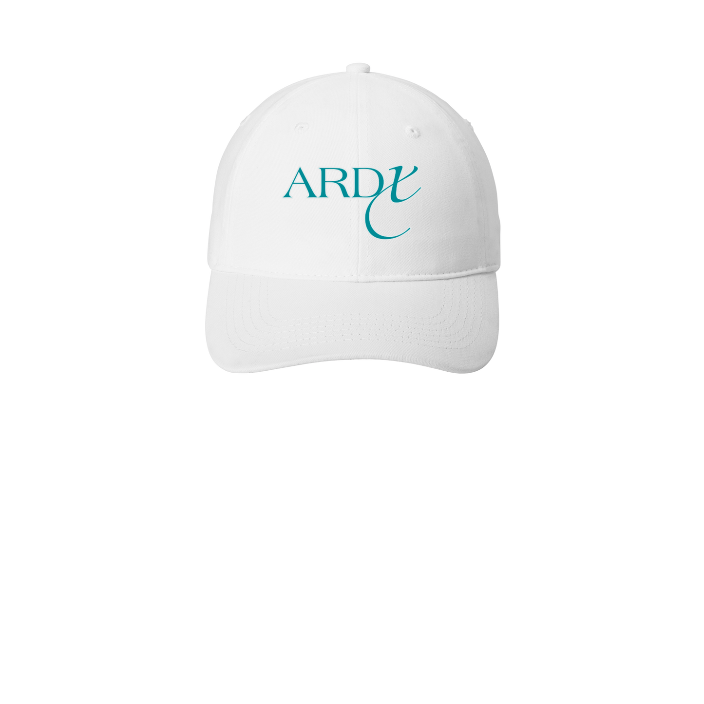 ardx-low-profile-dad-cap-embroidery-capfront-CP77-white-flat-front