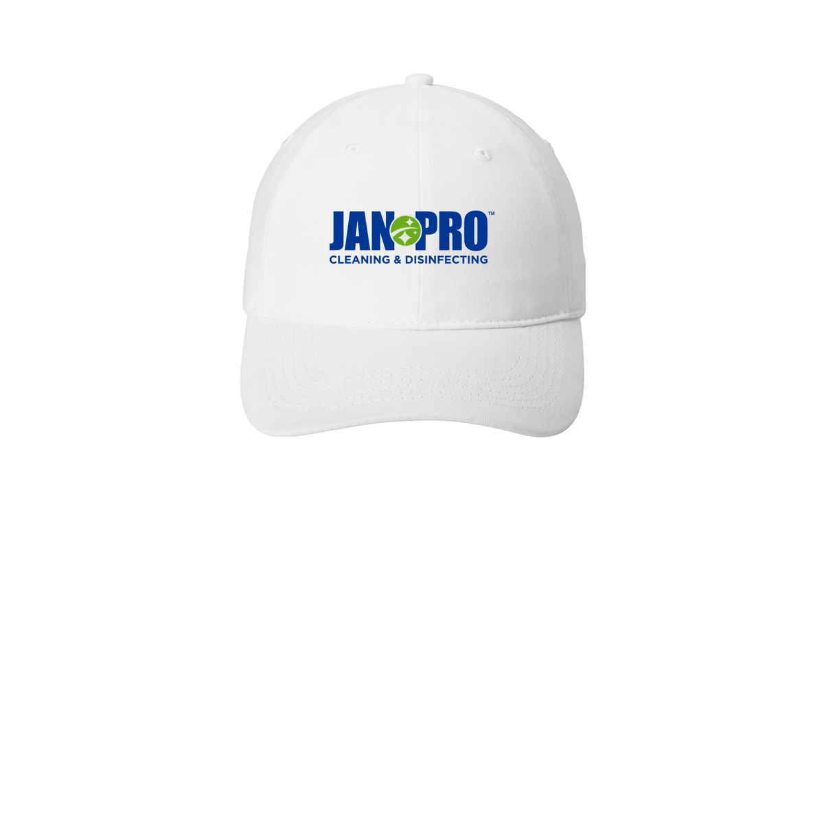 jan-pro-low-profile-dad-cap-embroidery-capfront-CP77-white-flat-front