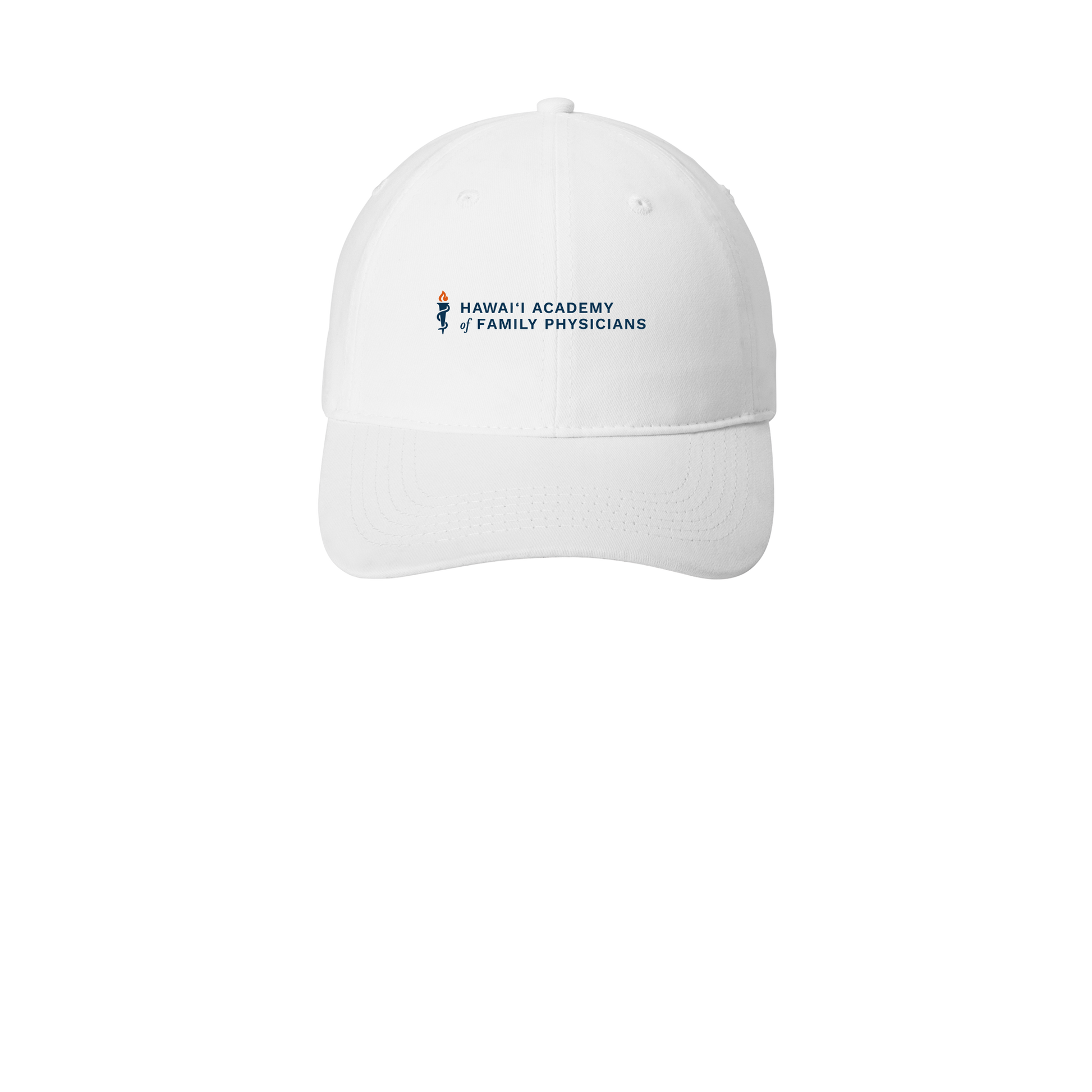 hafp-low-profile-dad-cap-embroidery-capfront-CP77-white-flat-front