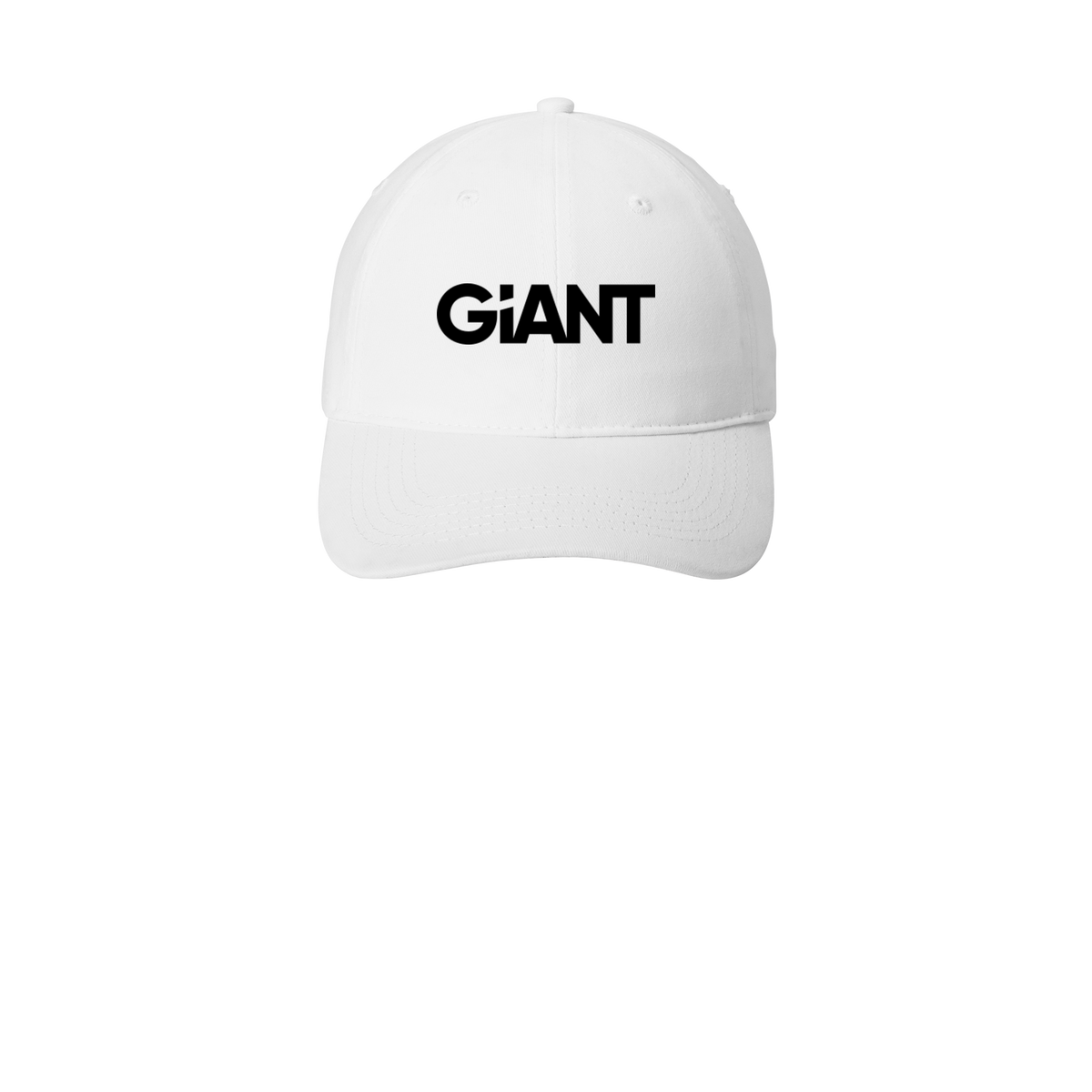 giantworldwide-low-profile-dad-cap-embroidery-capfront-CP77-white-flat-front
