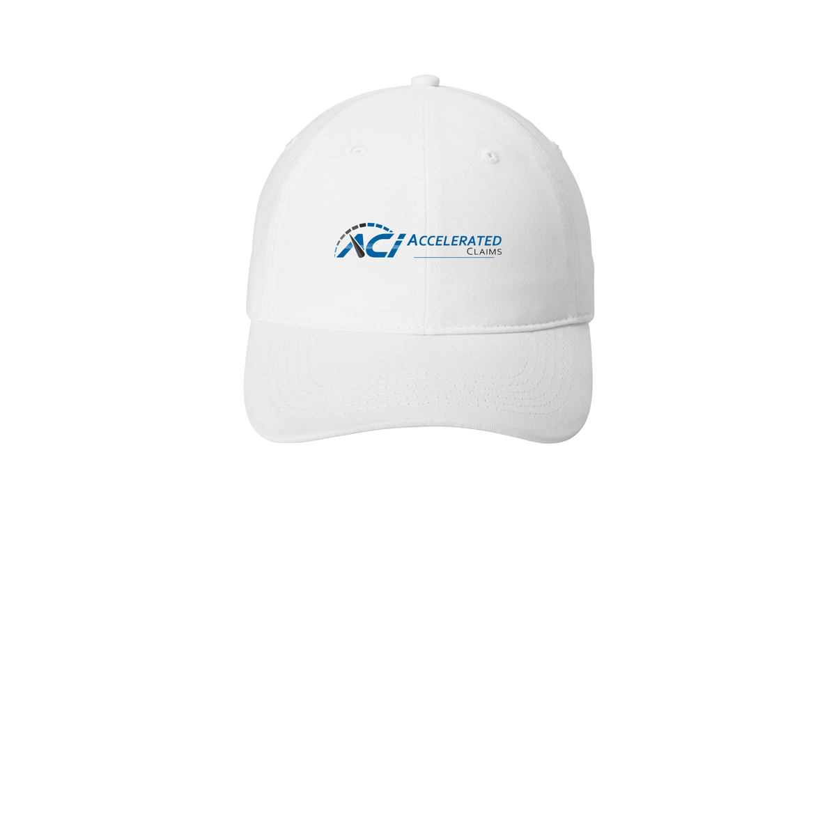 accelclaims-low-profile-dad-cap-embroidery-capfront-CP77-white-flat-front