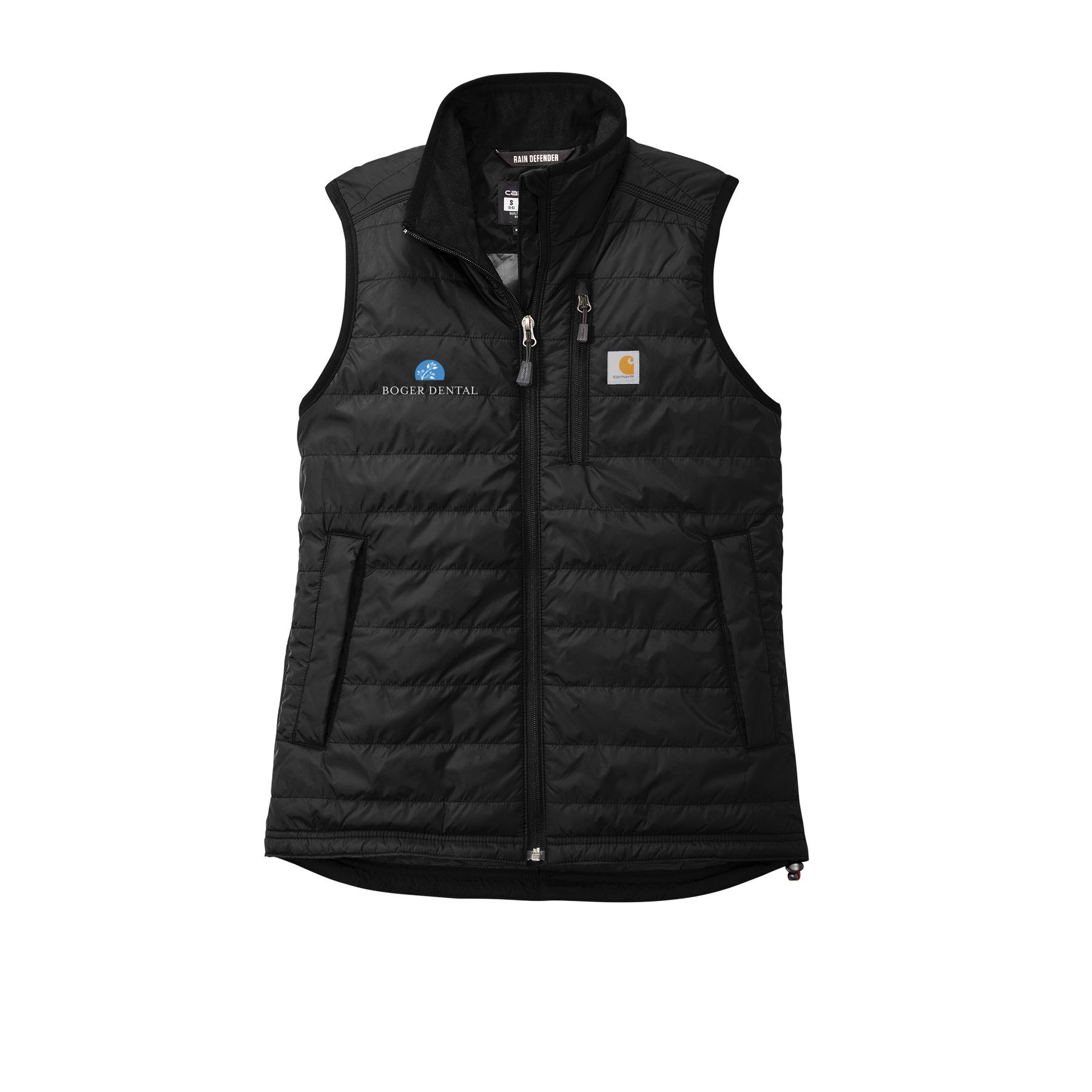 boger-dental-carhartt-womens-gilliam-vest-embroidery-rightchest-CT104315-black-flat-front