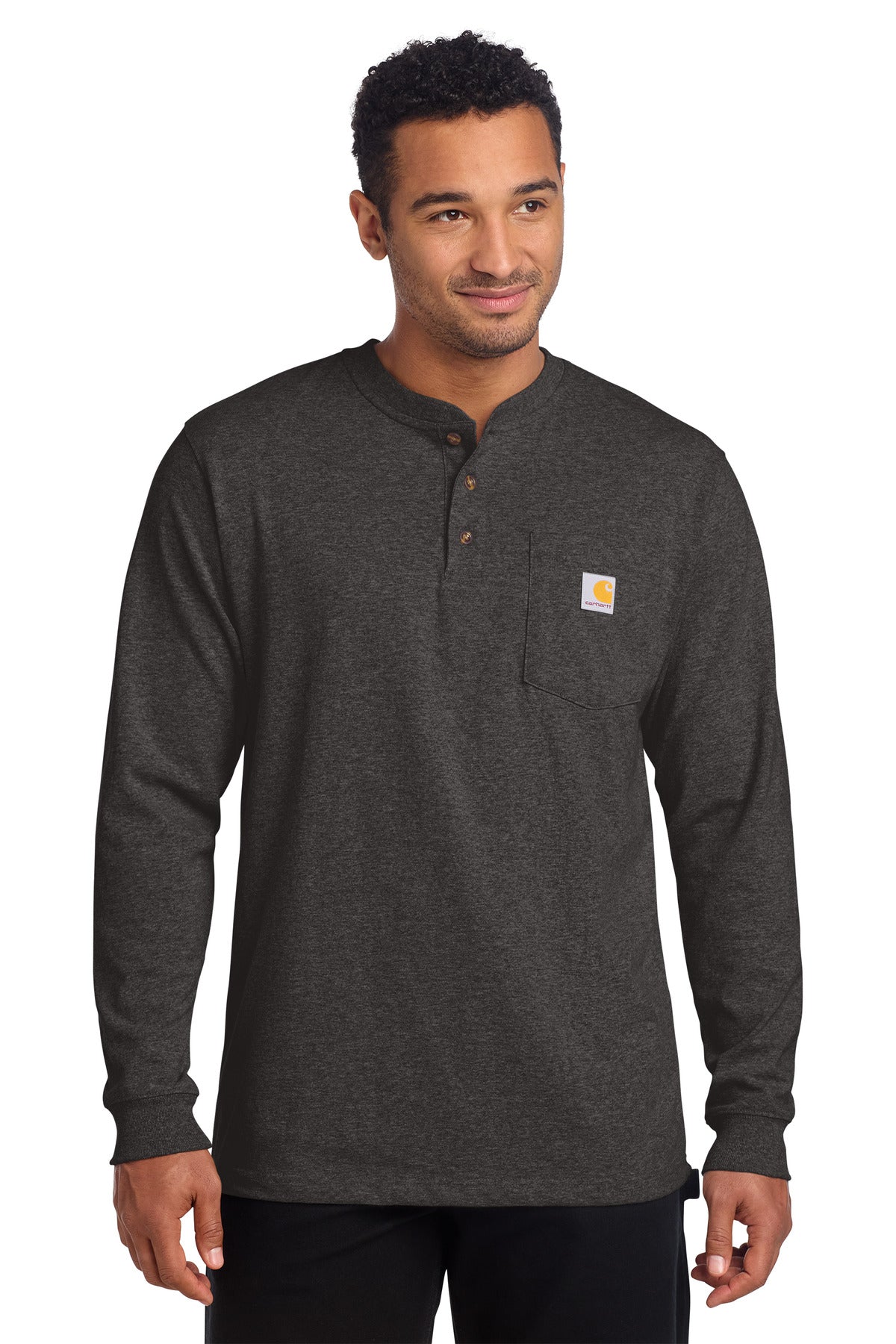Carhartt® Long Sleeve Henley T-Shirt CTK128