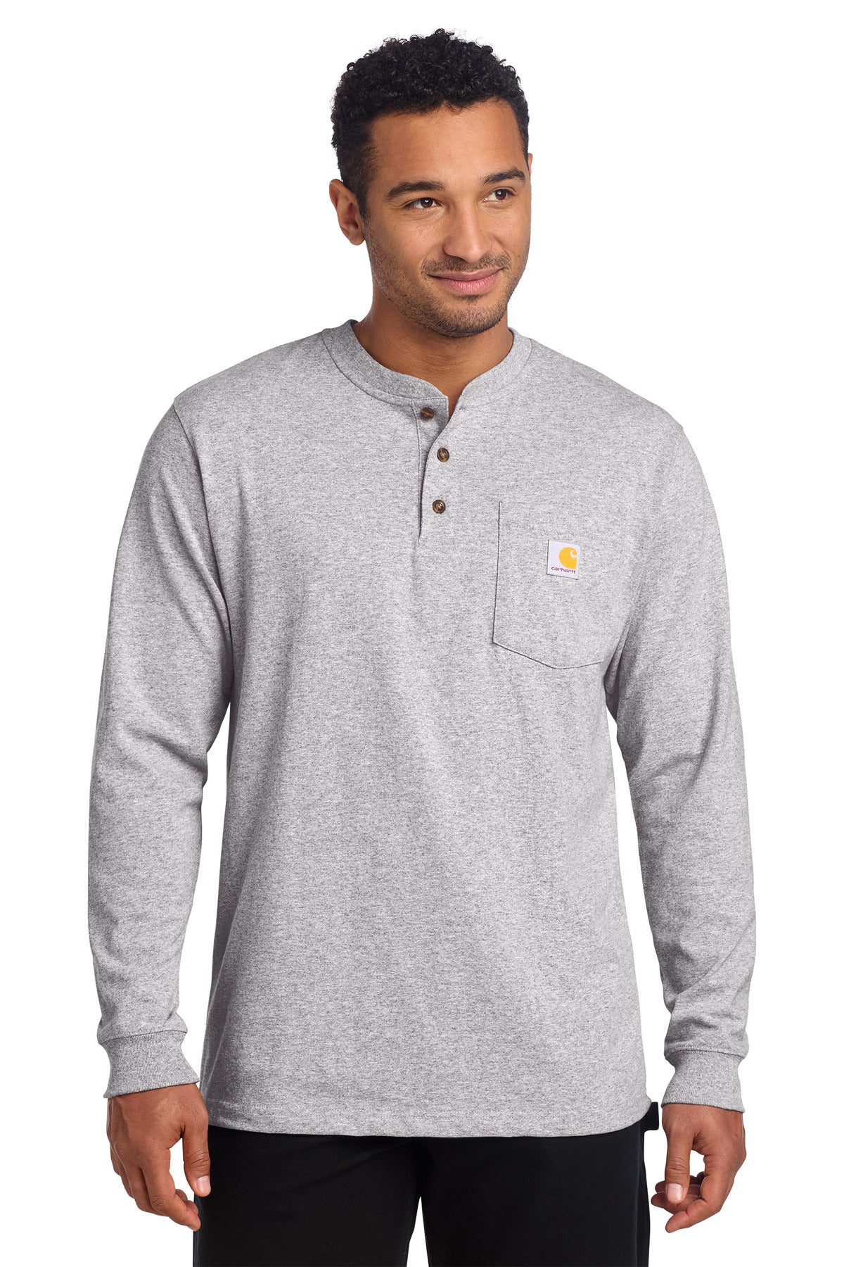 Carhartt® Long Sleeve Henley T-Shirt CTK128