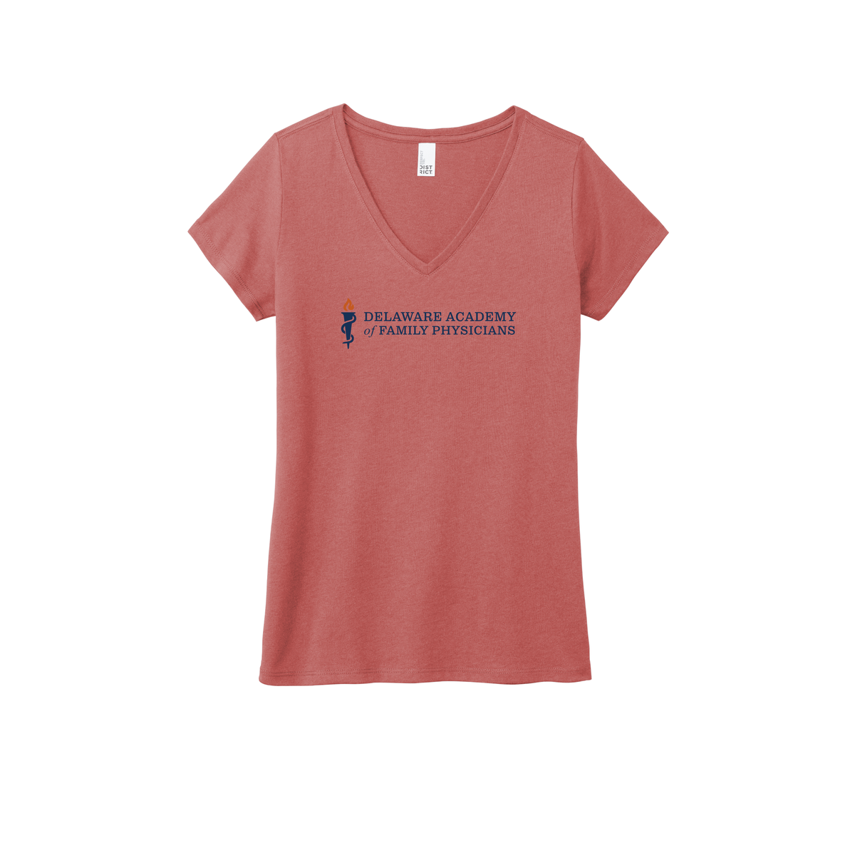 delfamdoc-district-womens-perfect-tri-v-neck-tee-dtf-front-DM1350L-blushfrost-flat-front