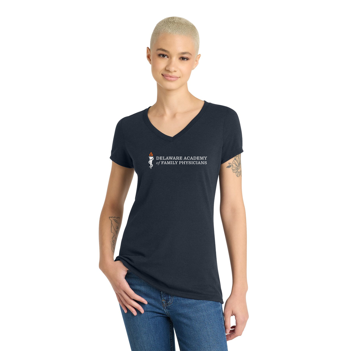 delfamdoc-district-womens-perfect-tri-v-neck-tee-primary-mockup