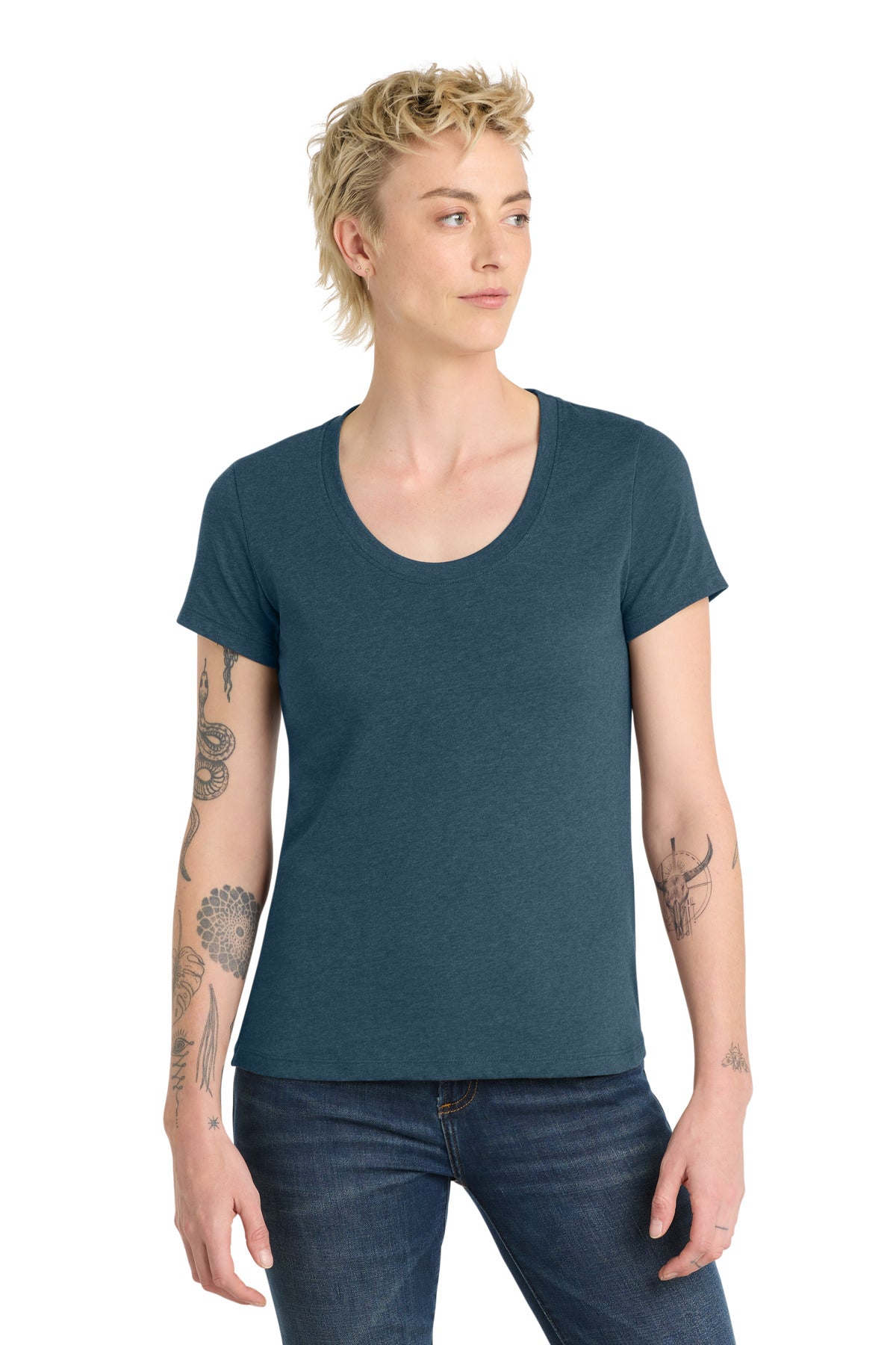 District ® Women's Flex Scoop Neck Tee DT7501