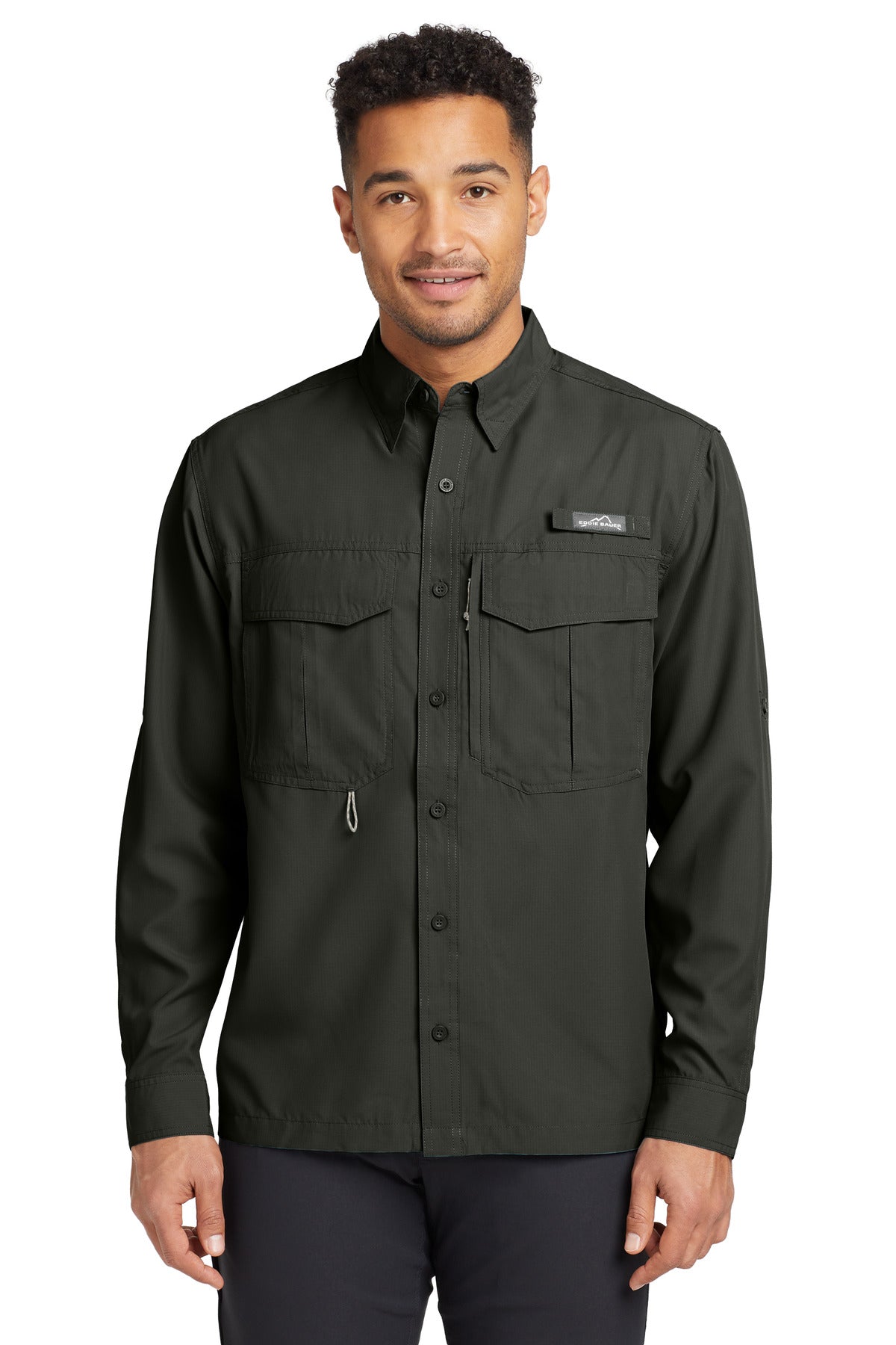 Eddie Bauer® - Long Sleeve Performance Fishing Shirt. EB600