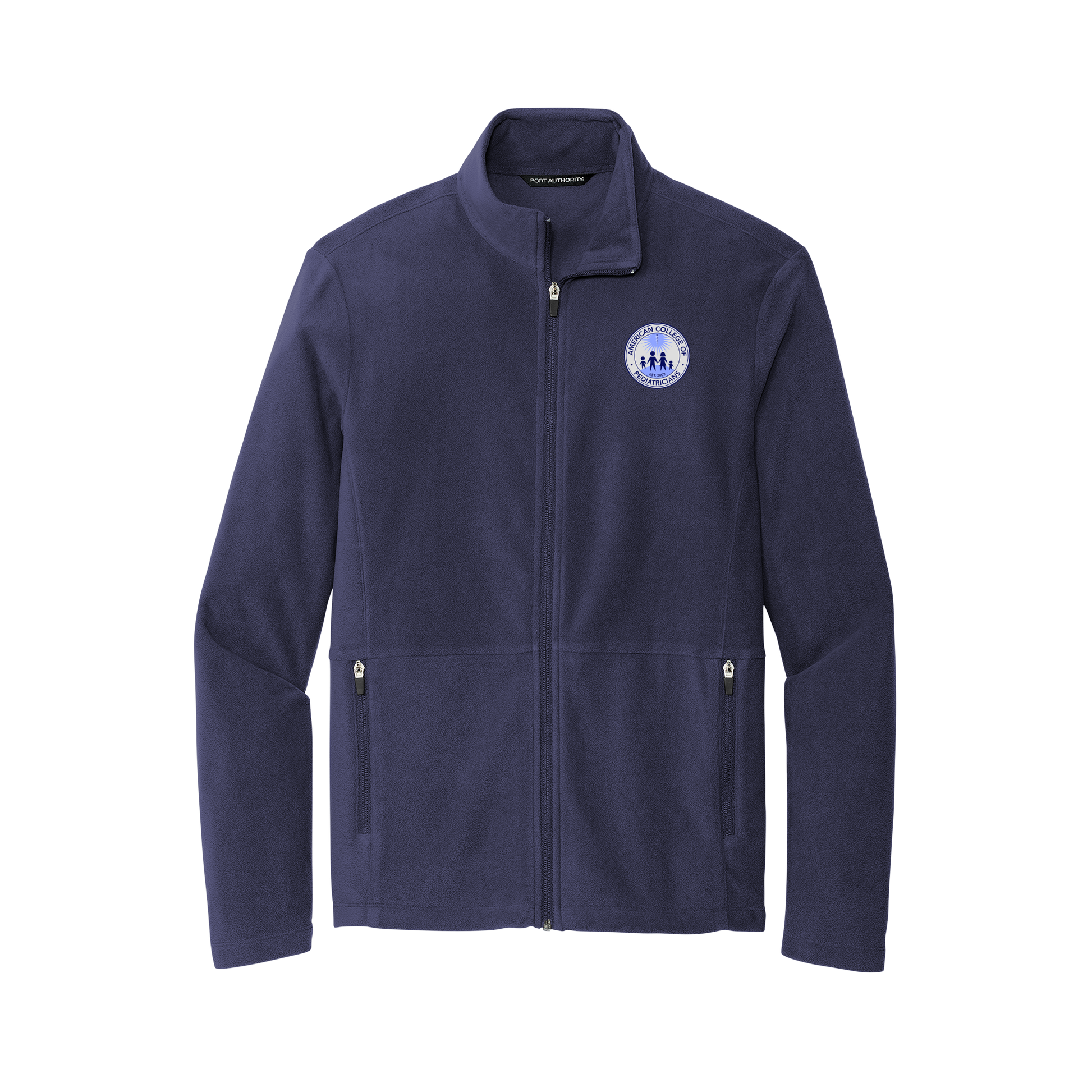 acpeds-mens-pro-microfleece-jacket-embroidery-leftchest-F151-navy-flat-front